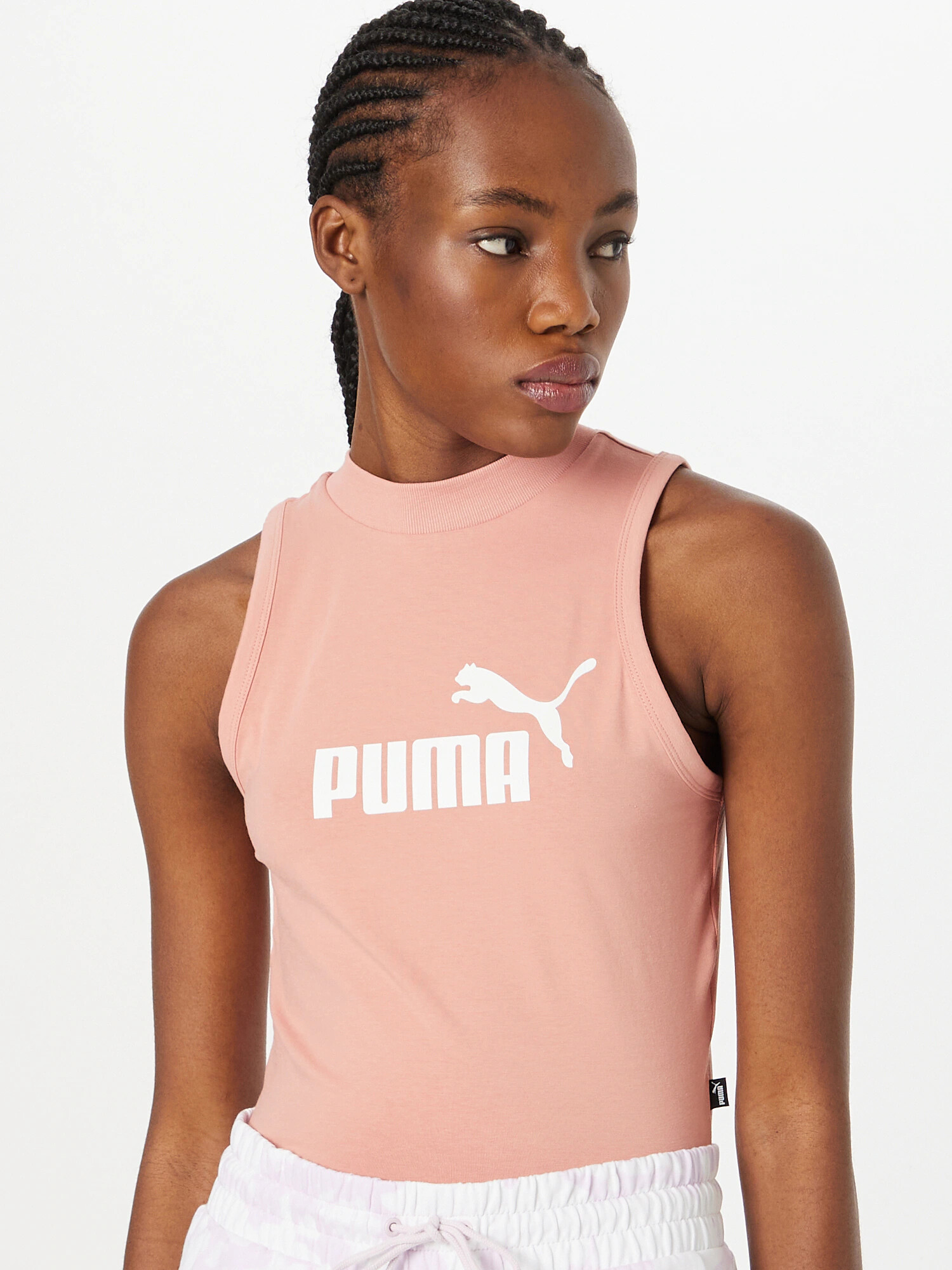 PUMA Sport top roz / alb - Pled.ro