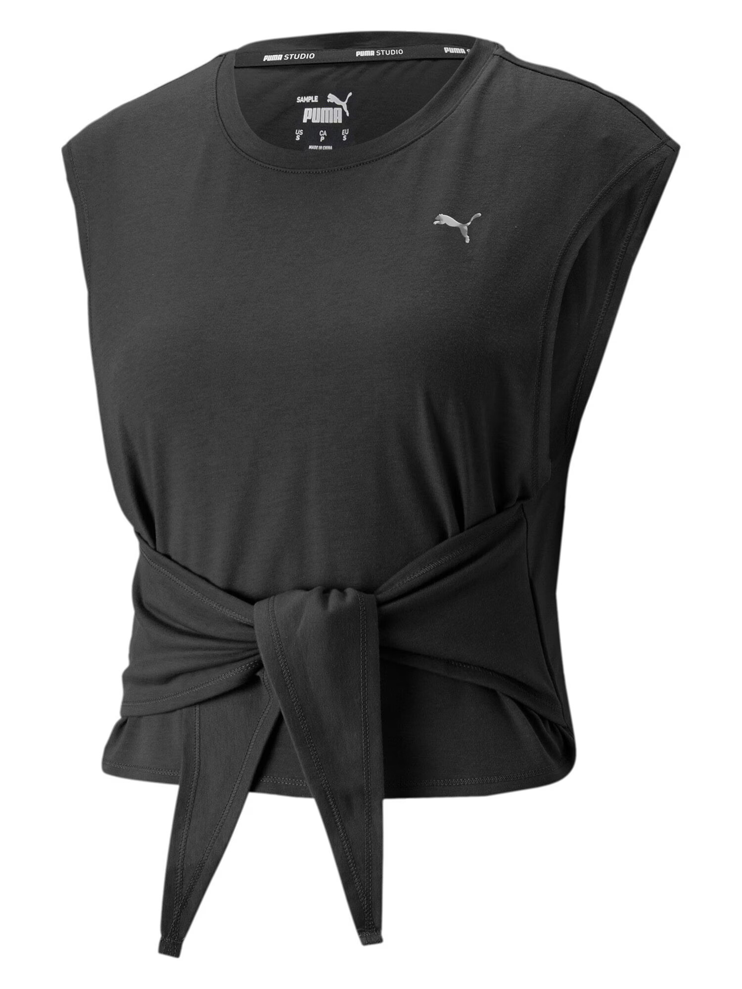 PUMA Sport top 'STUDIO SKIMMER' gri deschis / negru - Pled.ro