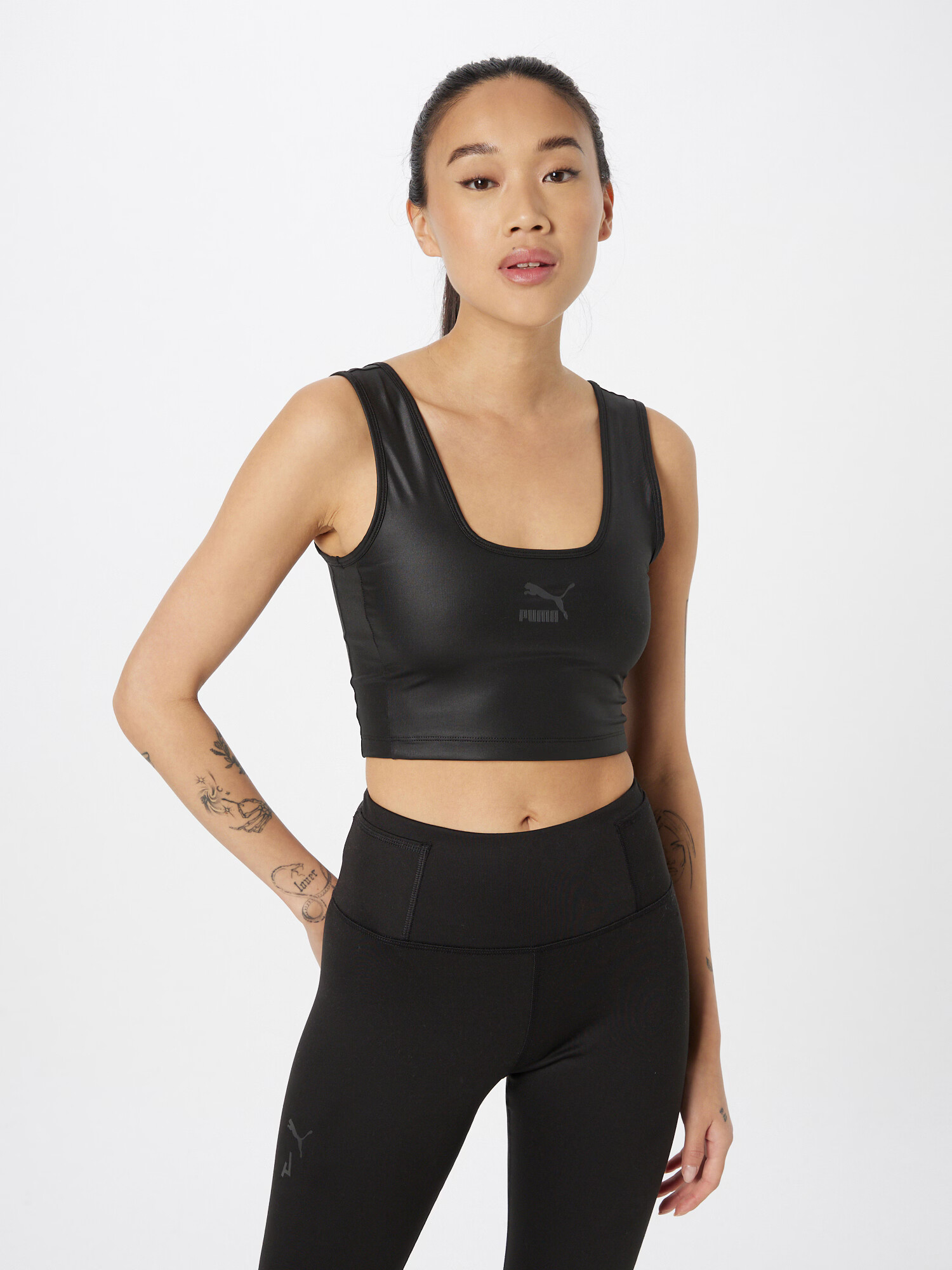 PUMA Sport top 'T7' negru - Pled.ro