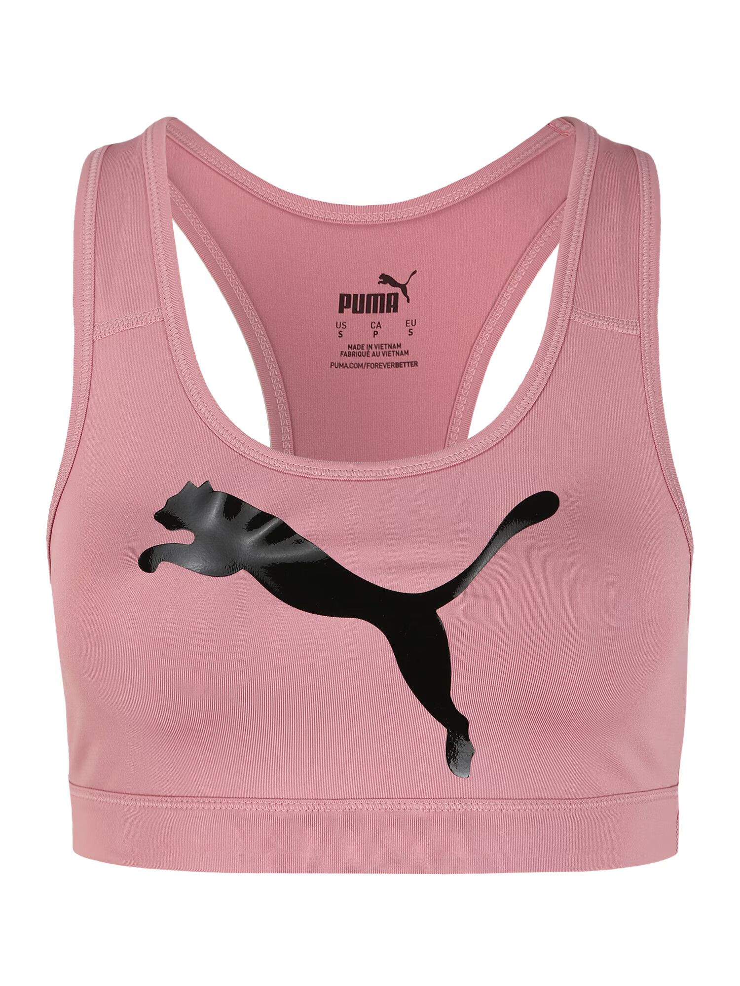 PUMA Sutien sport '4Keeps' rosé / negru - Pled.ro