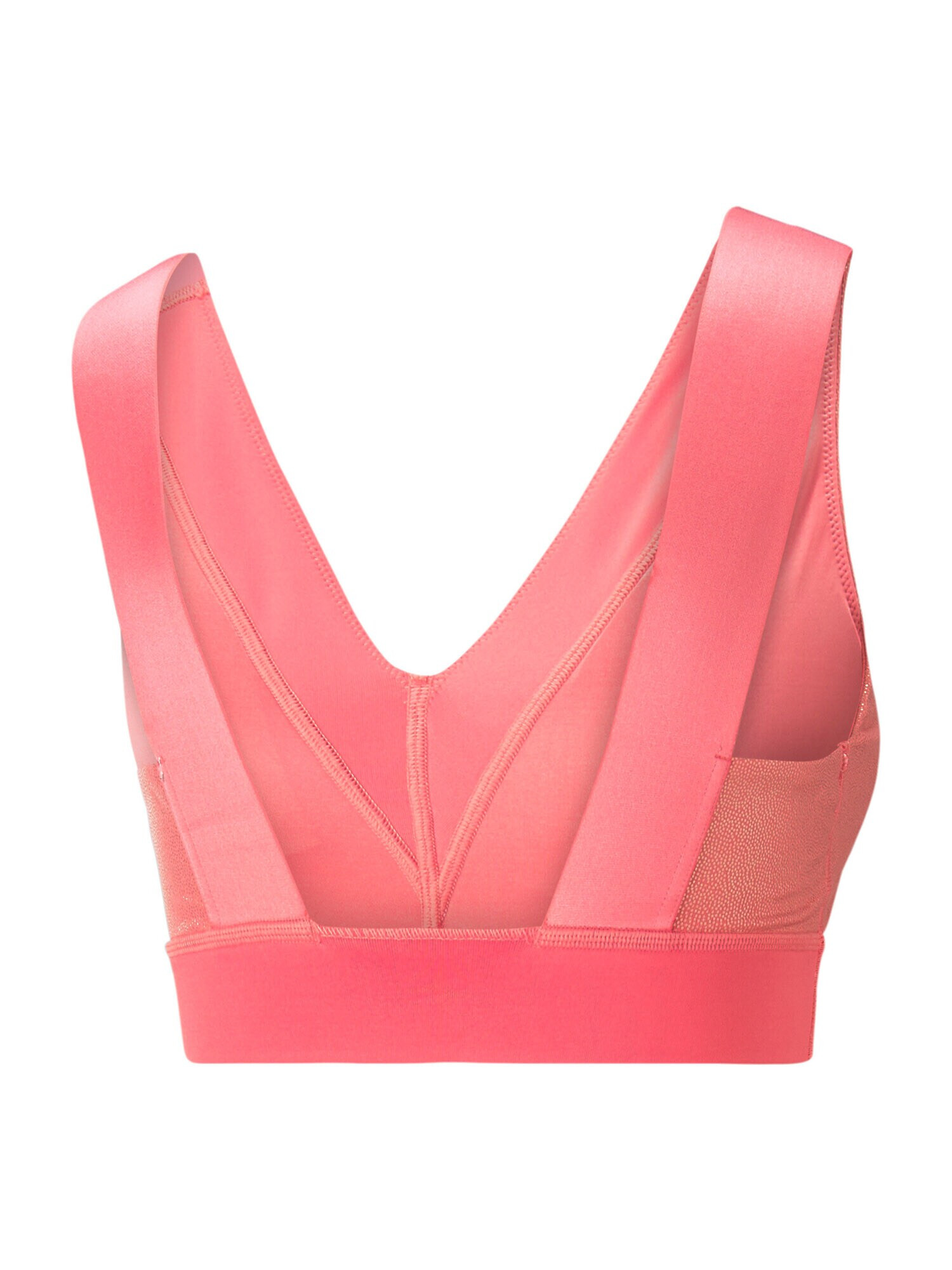 PUMA Sutien sport gri metalic / roz - Pled.ro