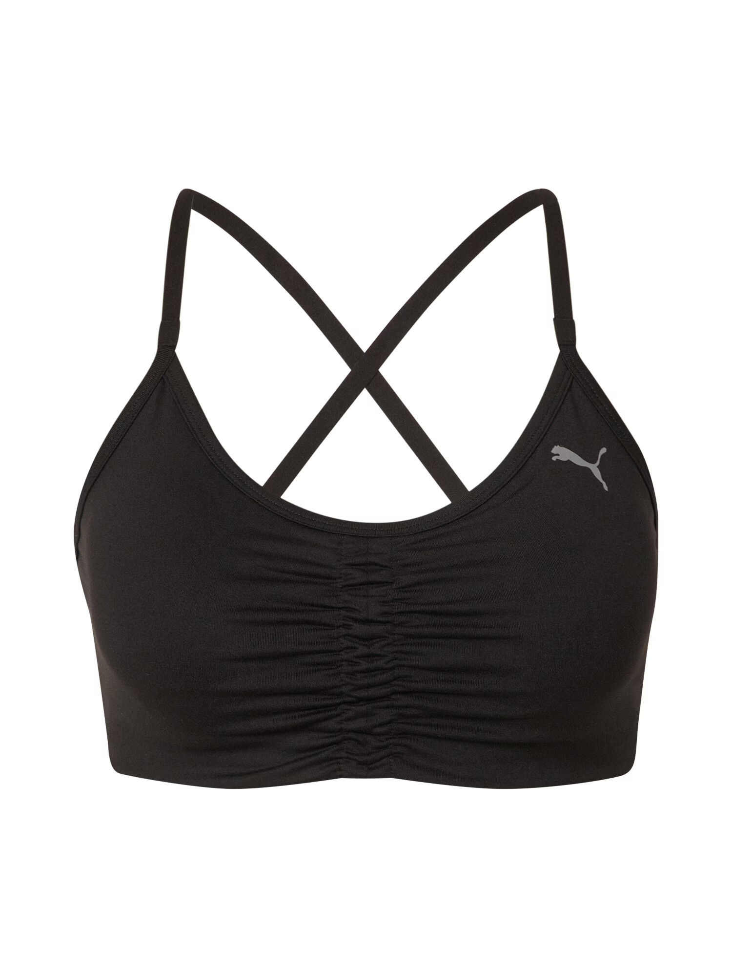 PUMA Sutien sport gri / negru - Pled.ro