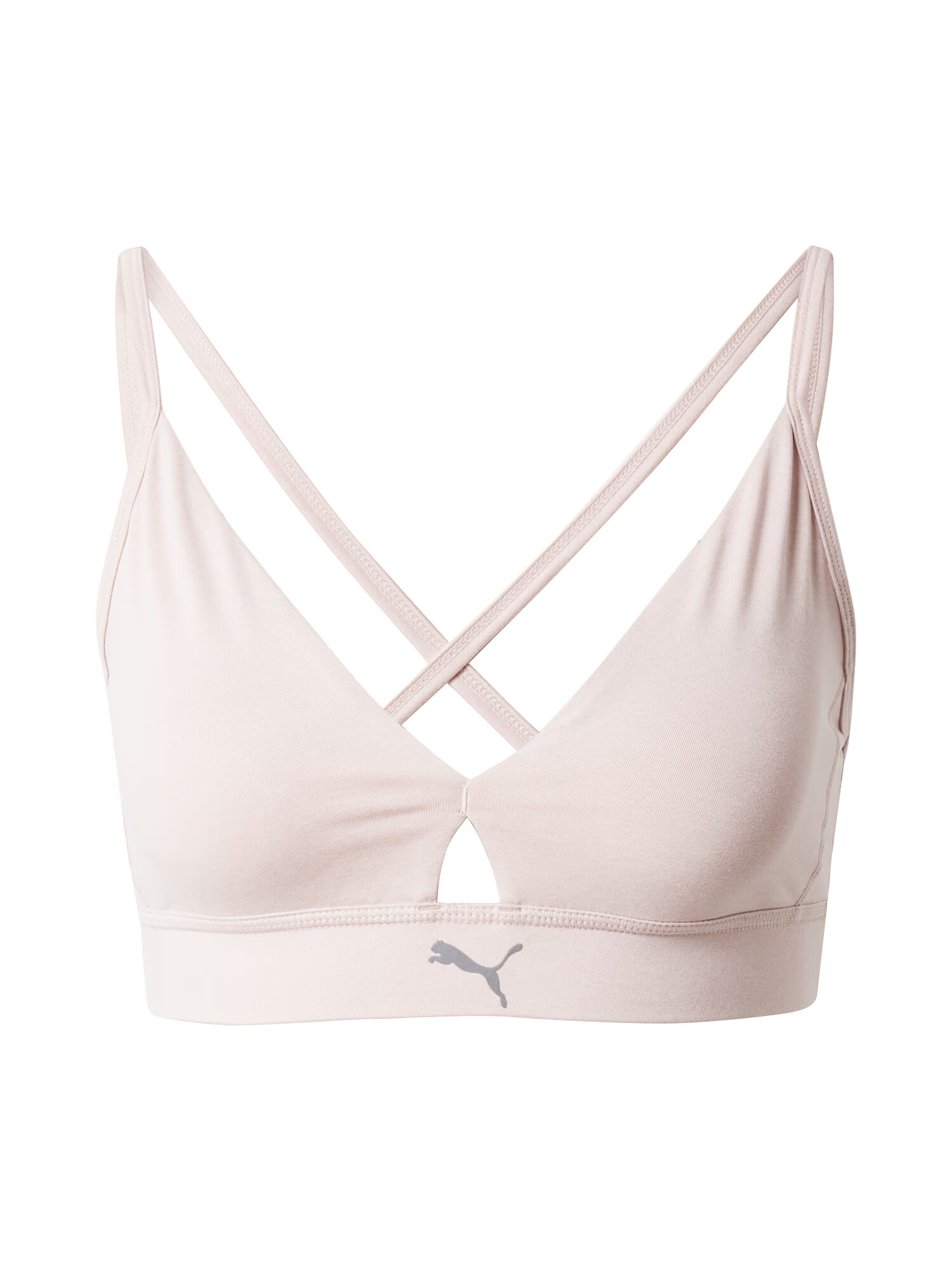 PUMA Sutien sport gri / rosé - Pled.ro