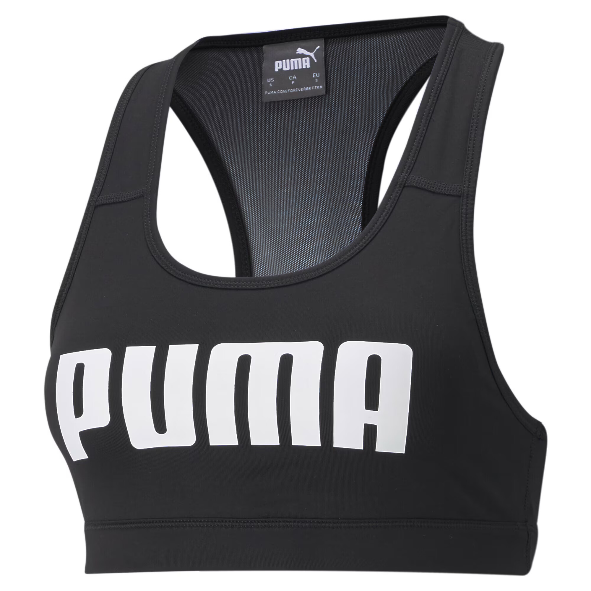 PUMA Sutien sport negru / alb - Pled.ro