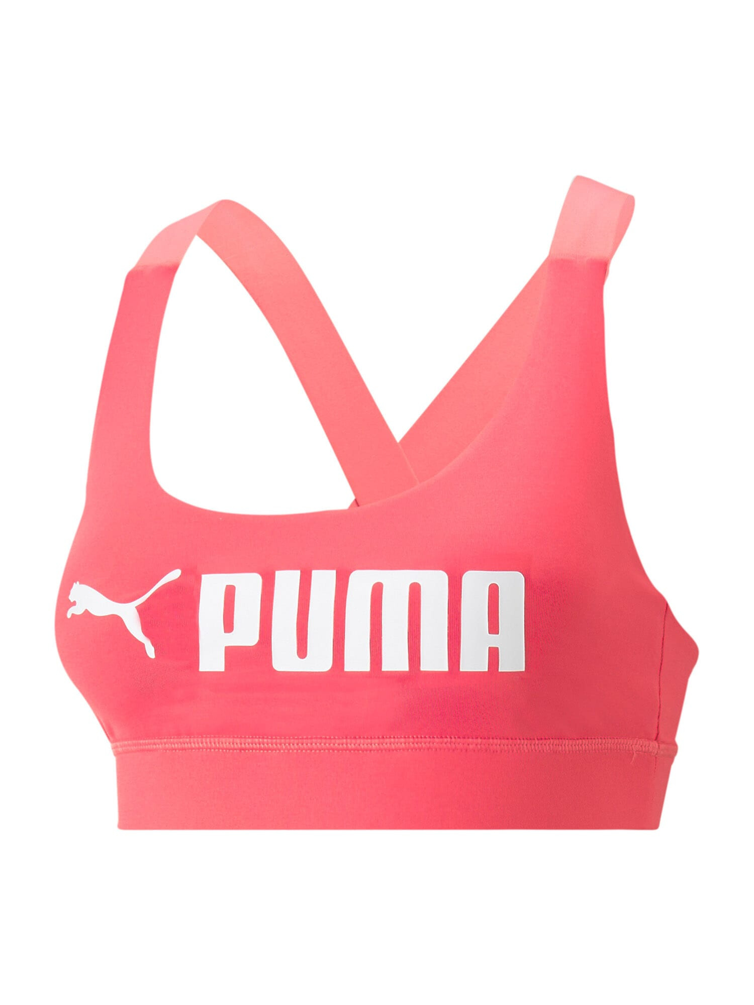 PUMA Sutien sport roz / alb - Pled.ro