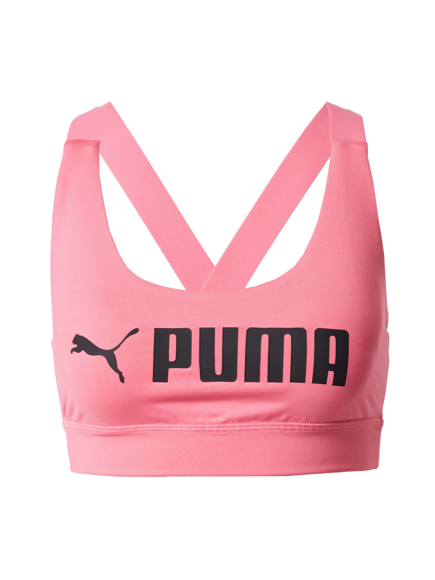 PUMA Sutien sport roz deschis / negru - Pled.ro