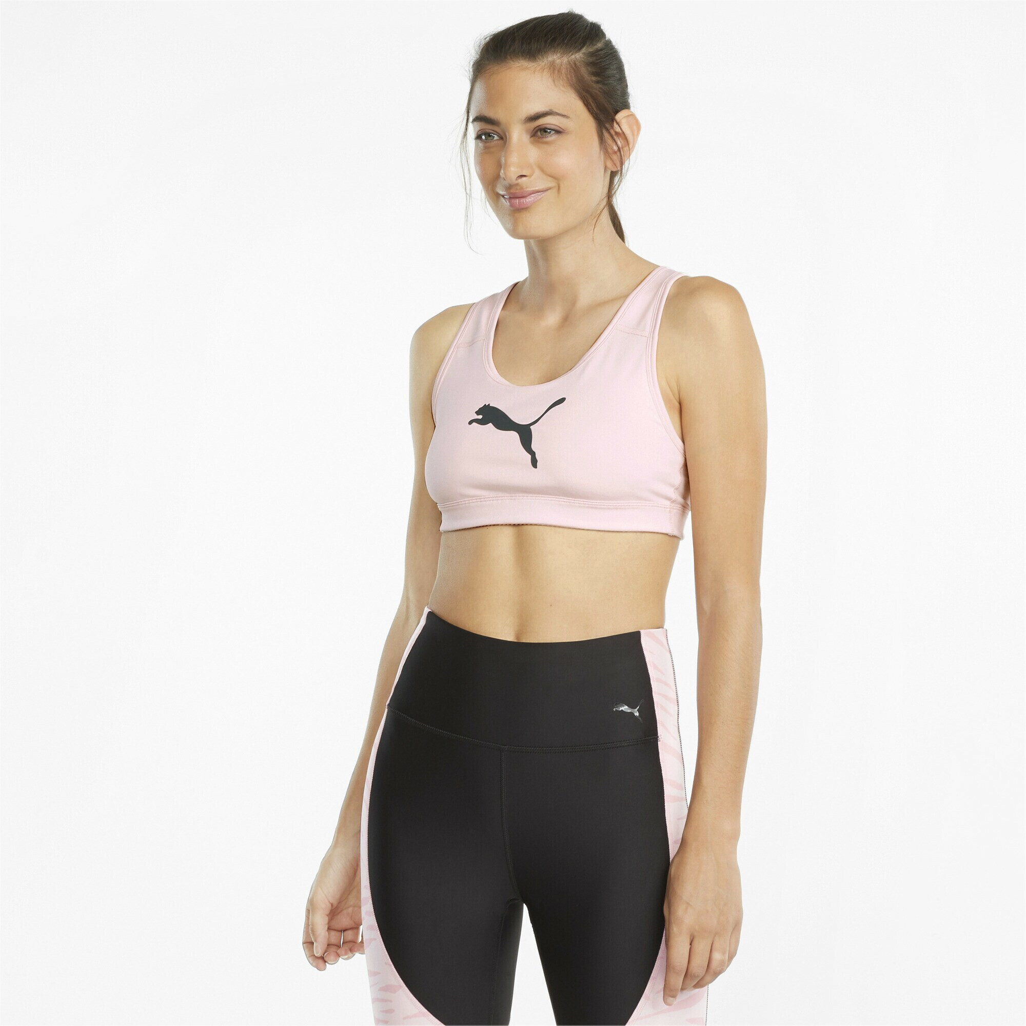 PUMA Sutien sport roz pudră - Pled.ro