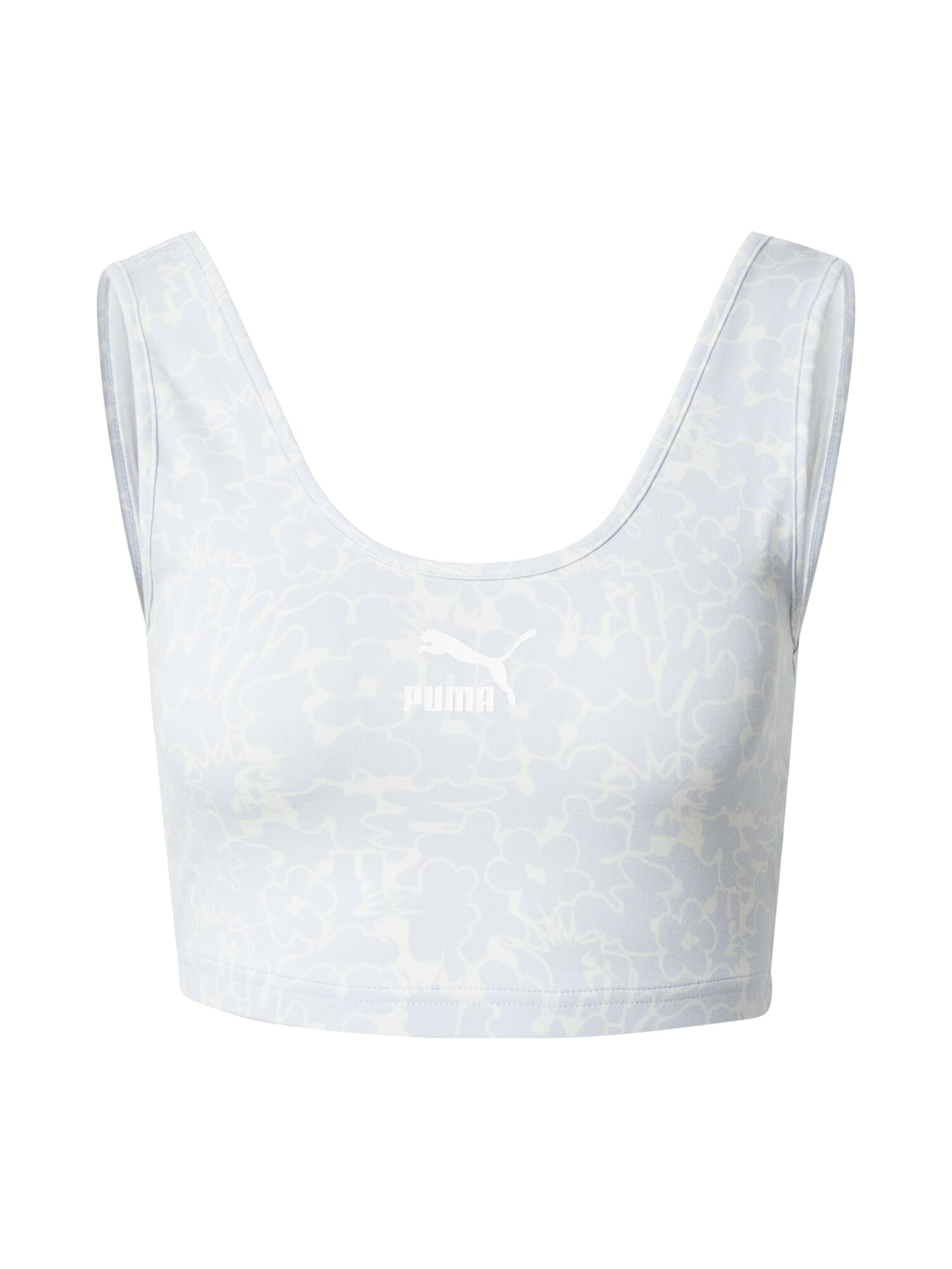 PUMA Top albastru pastel / alb - Pled.ro