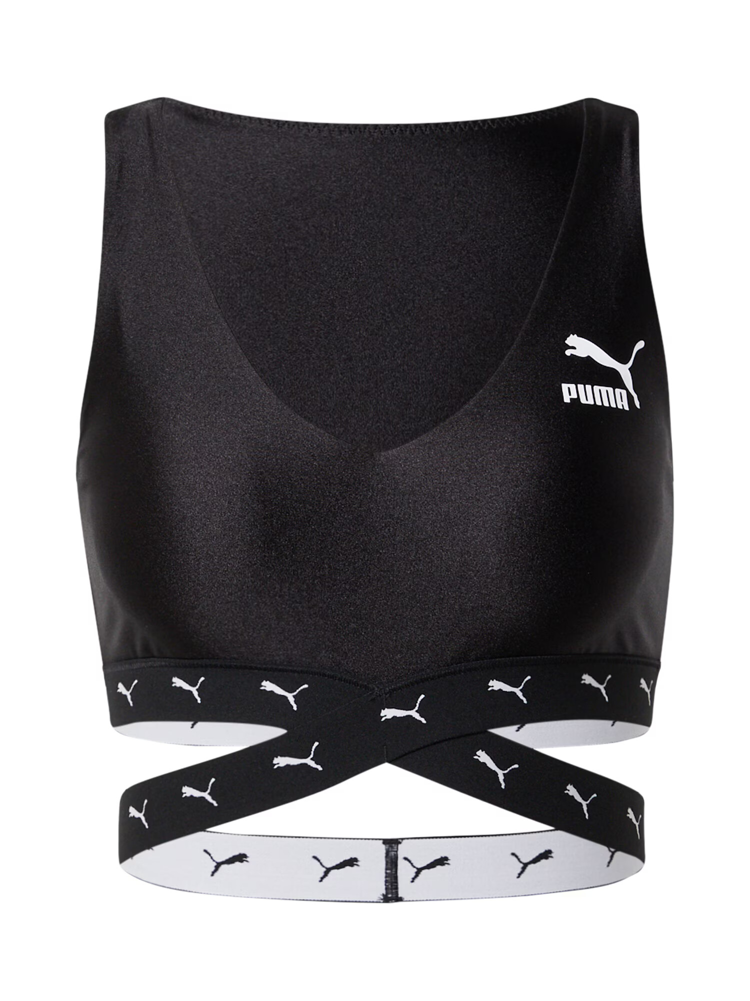 PUMA Top 'Dare To' negru / alb - Pled.ro