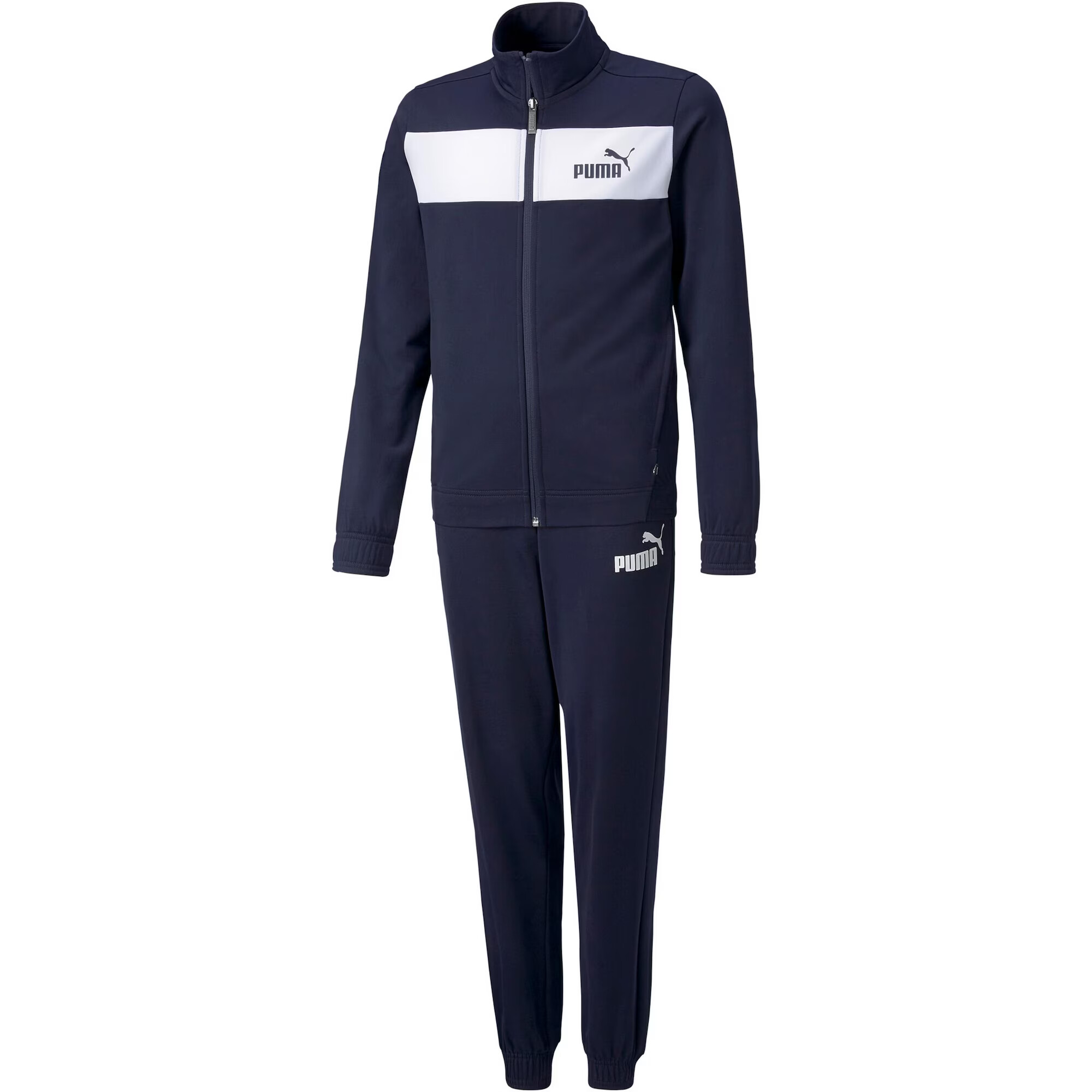 PUMA Costum de trening 'Poly' bleumarin / alb - Pled.ro