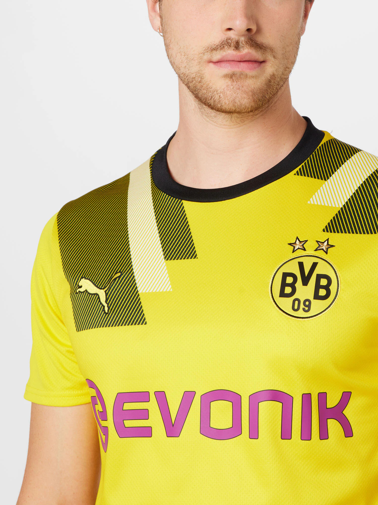 PUMA Tricot 'Borussia Dortmund 2022/2023' galben / roșu burgundy / negru / alb - Pled.ro