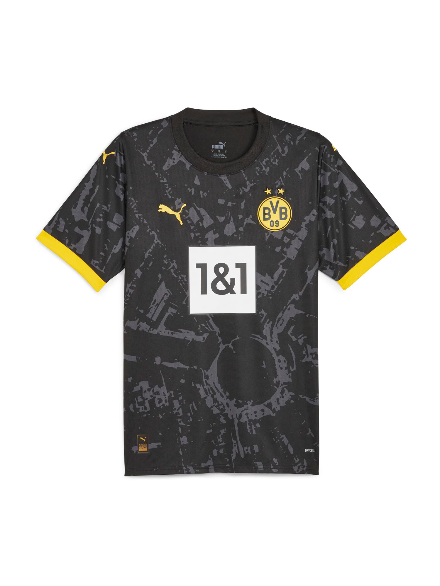 PUMA Tricot 'Borussia Dortmund' galben / gri / negru / alb - Pled.ro