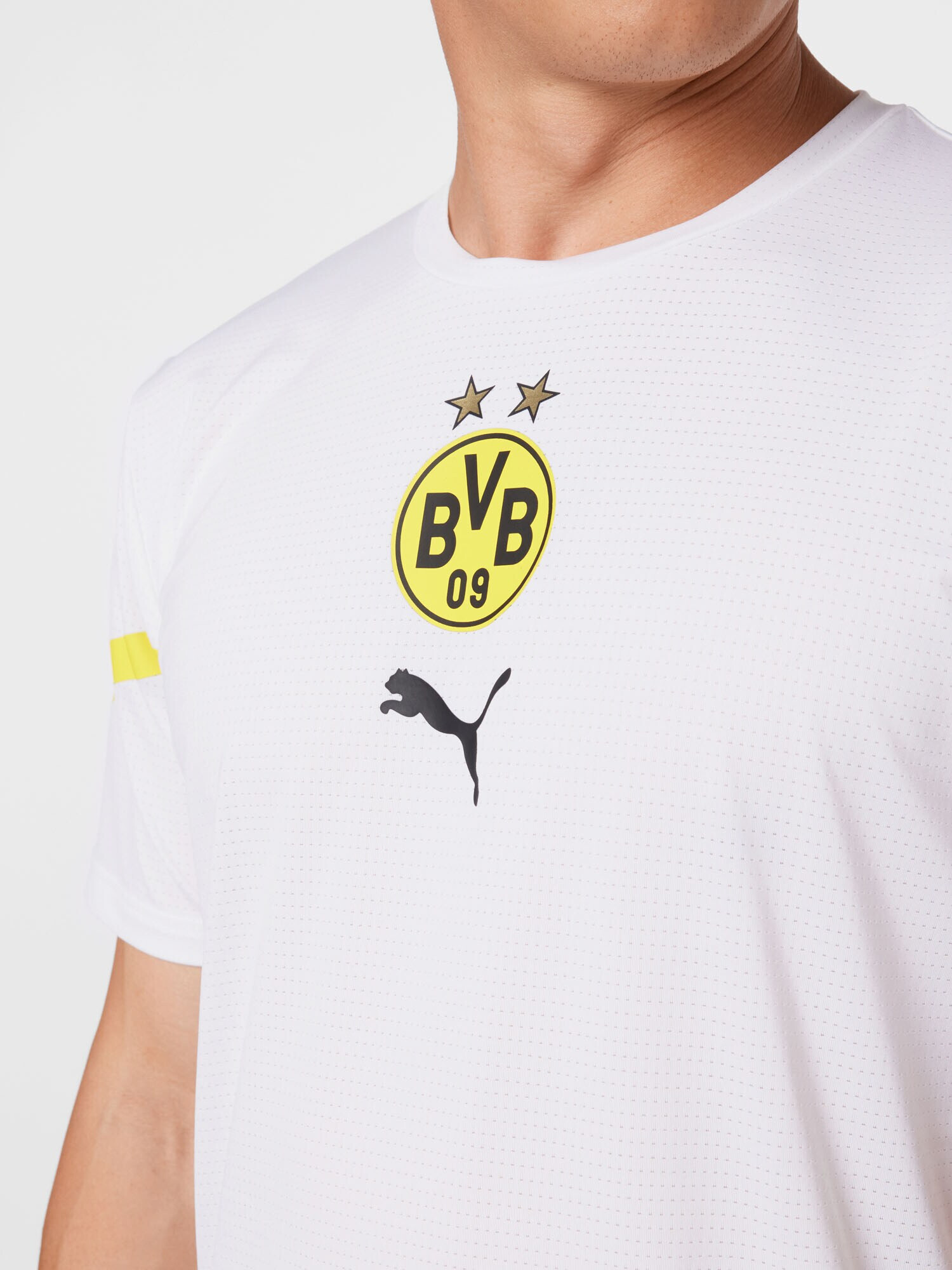 PUMA Tricot 'Borussia Dortmund Pre-Match' galben / negru / alb - Pled.ro