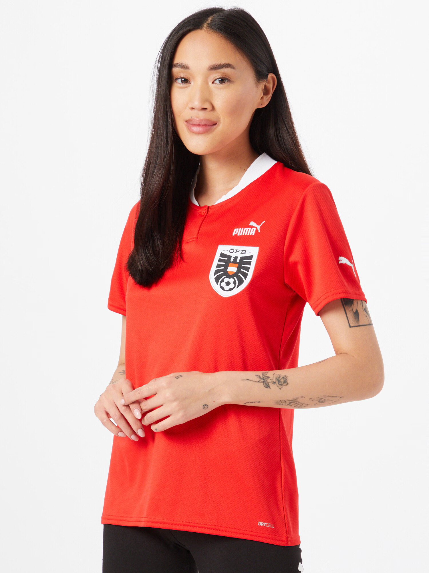 PUMA Tricot 'ÖFB Home' roșu / negru / alb - Pled.ro