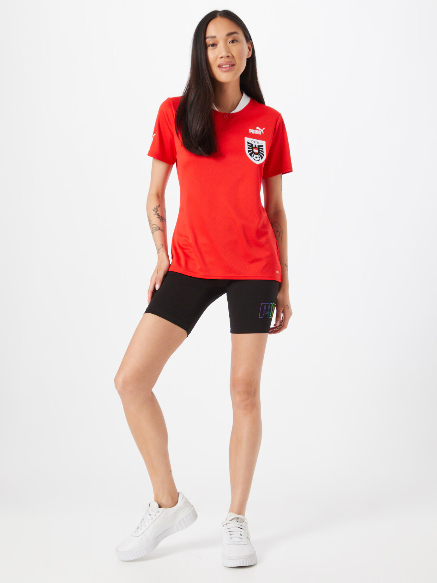 PUMA Tricot 'ÖFB Home' roșu / negru / alb - Pled.ro