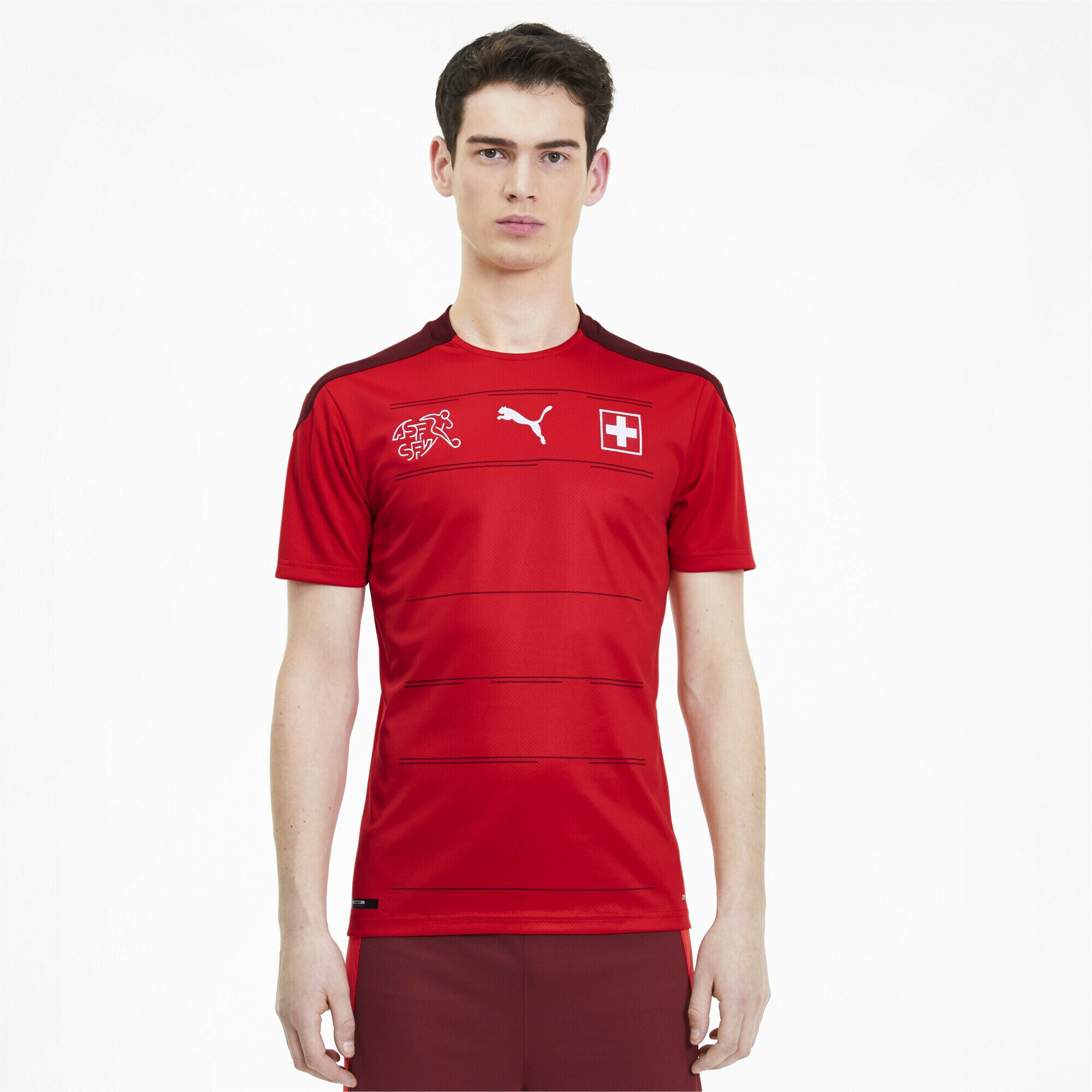 PUMA Tricot roșu / negru / alb - Pled.ro