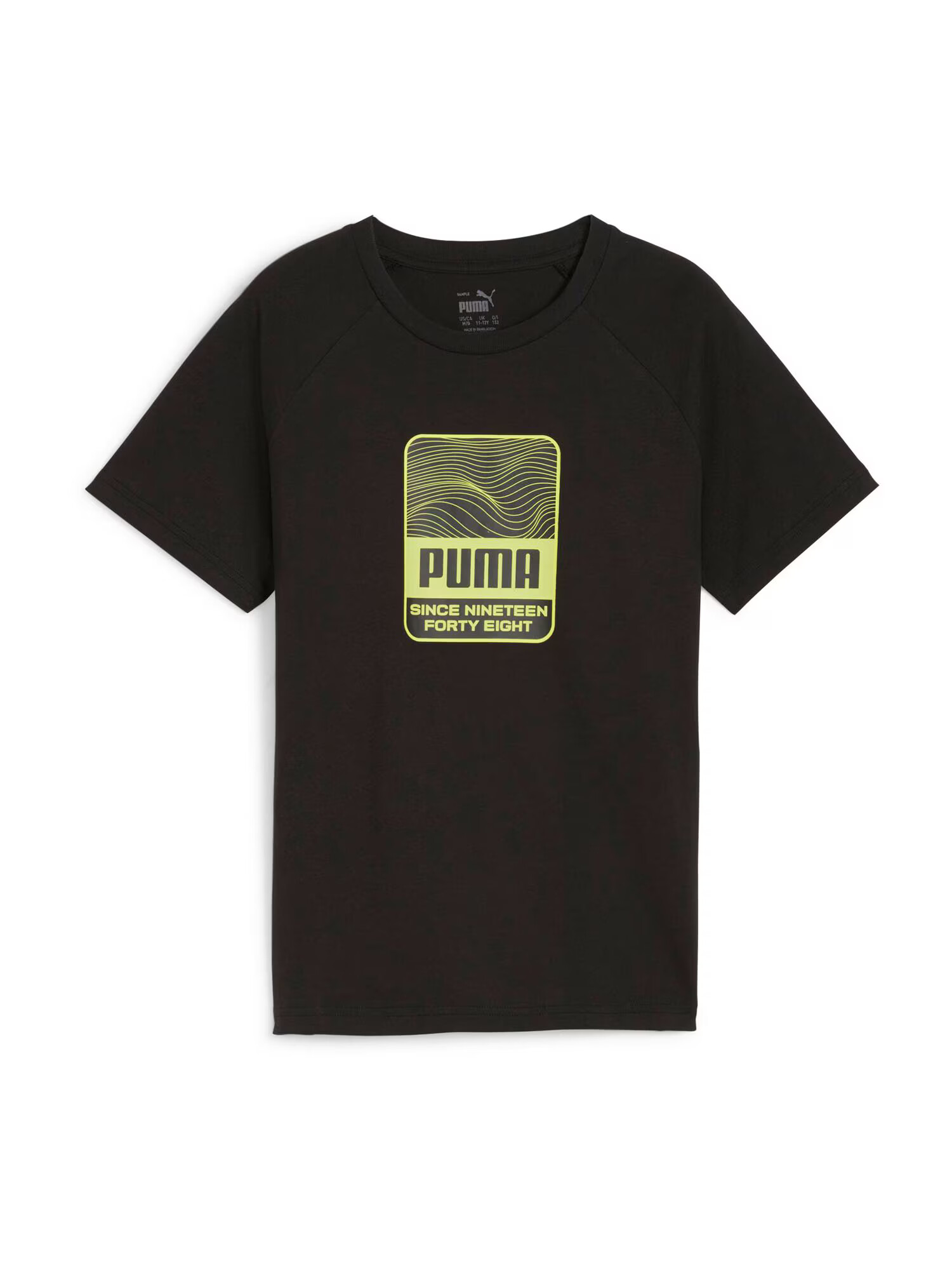 PUMA Tricou 'Active Sports' verde deschis / negru - Pled.ro