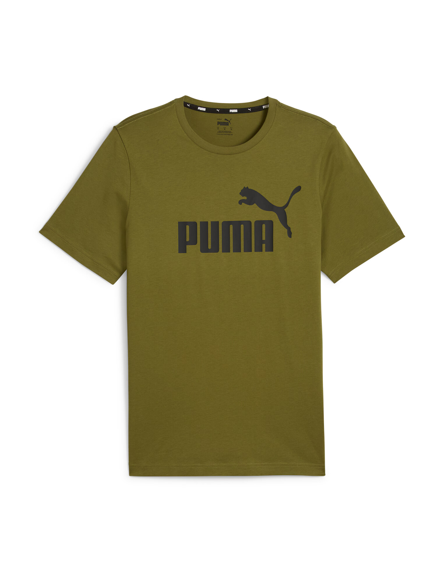 PUMA Tricou funcțional 'Essential' oliv / negru - Pled.ro