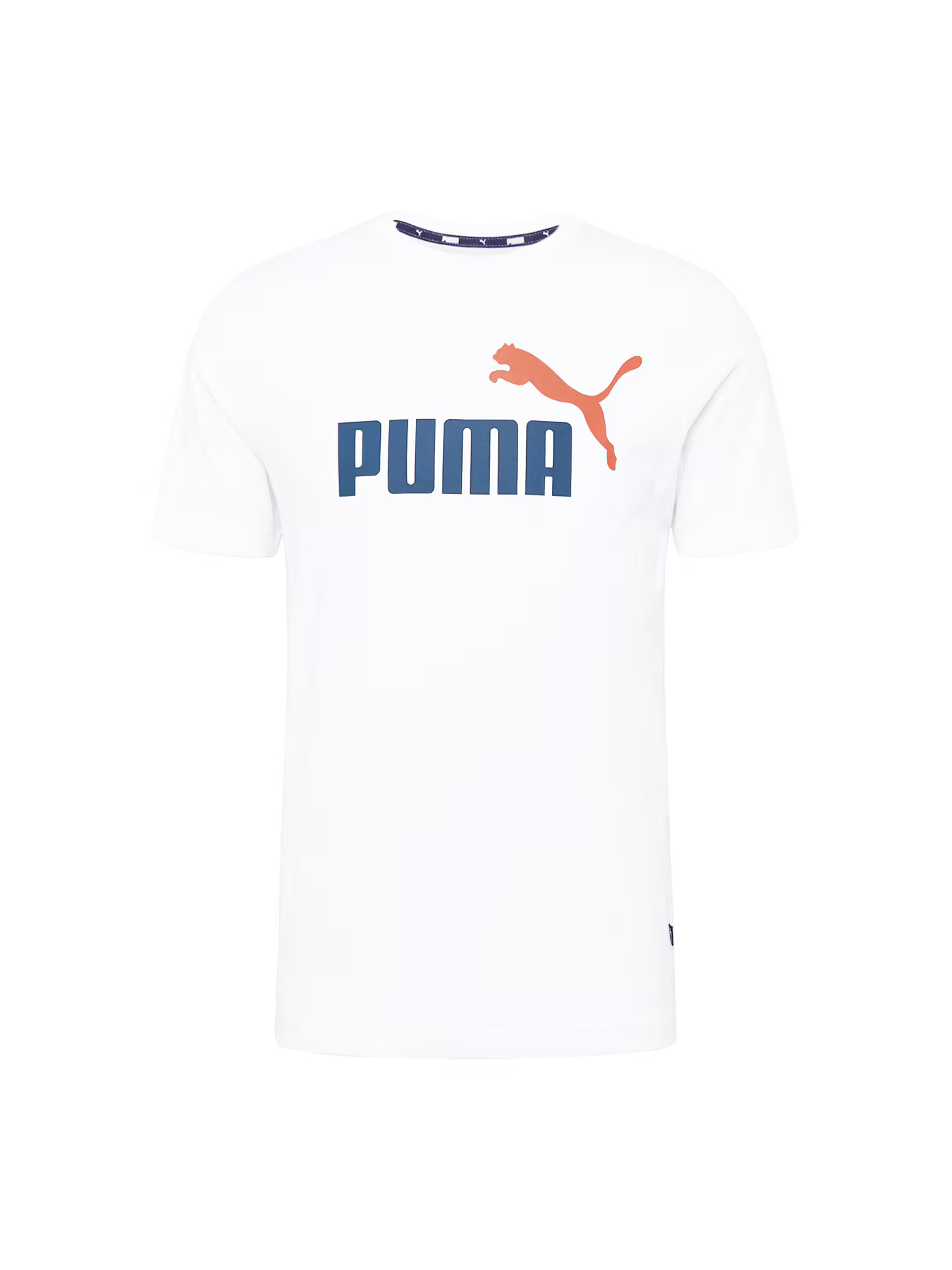 PUMA Tricou funcțional albastru marin / portocaliu / alb - Pled.ro