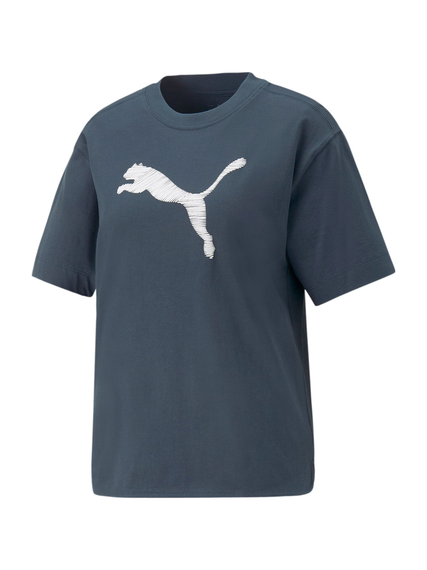 PUMA Tricou funcțional albastru noapte / alb - Pled.ro