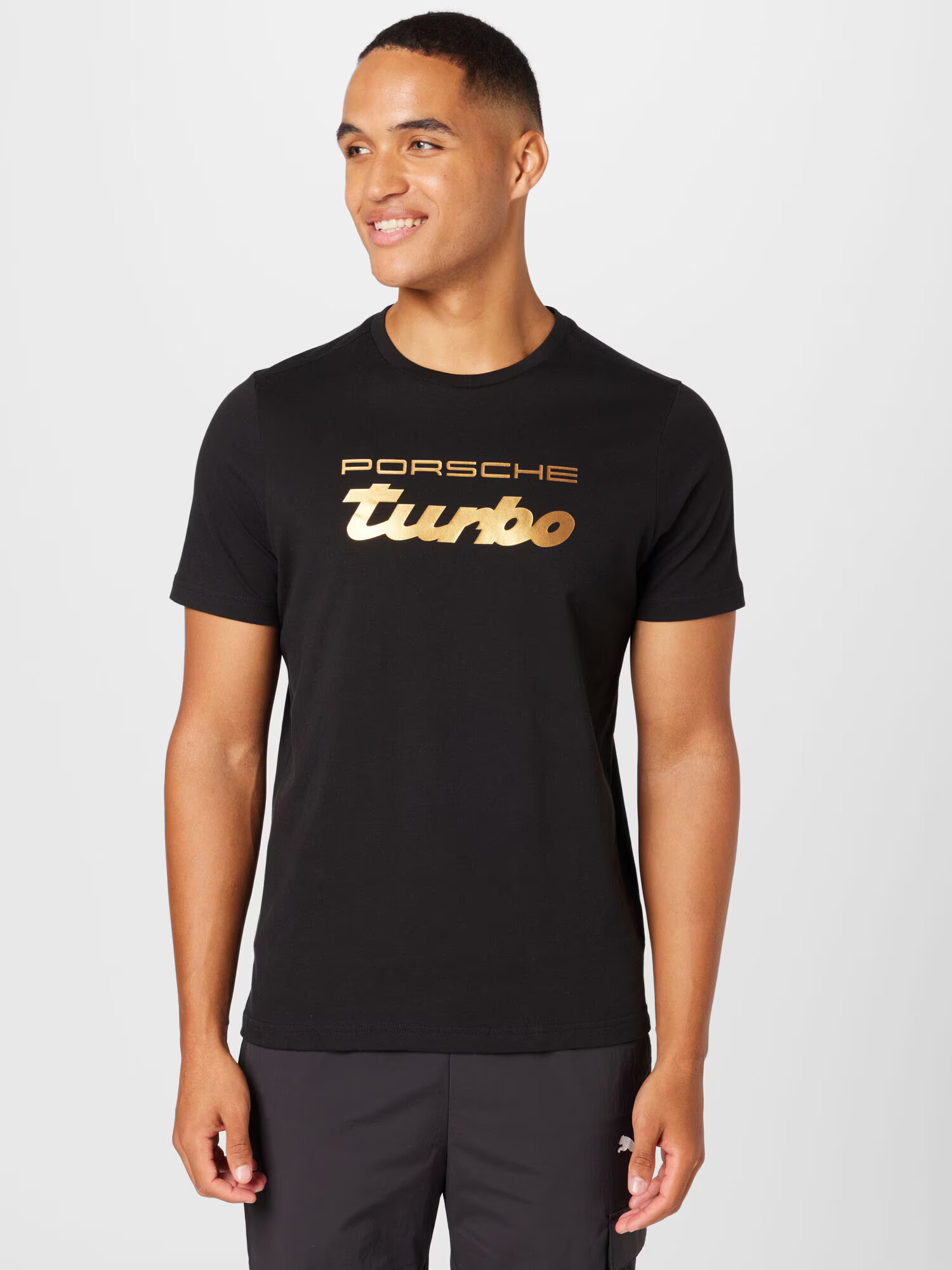 PUMA Tricou funcțional auriu / negru - Pled.ro