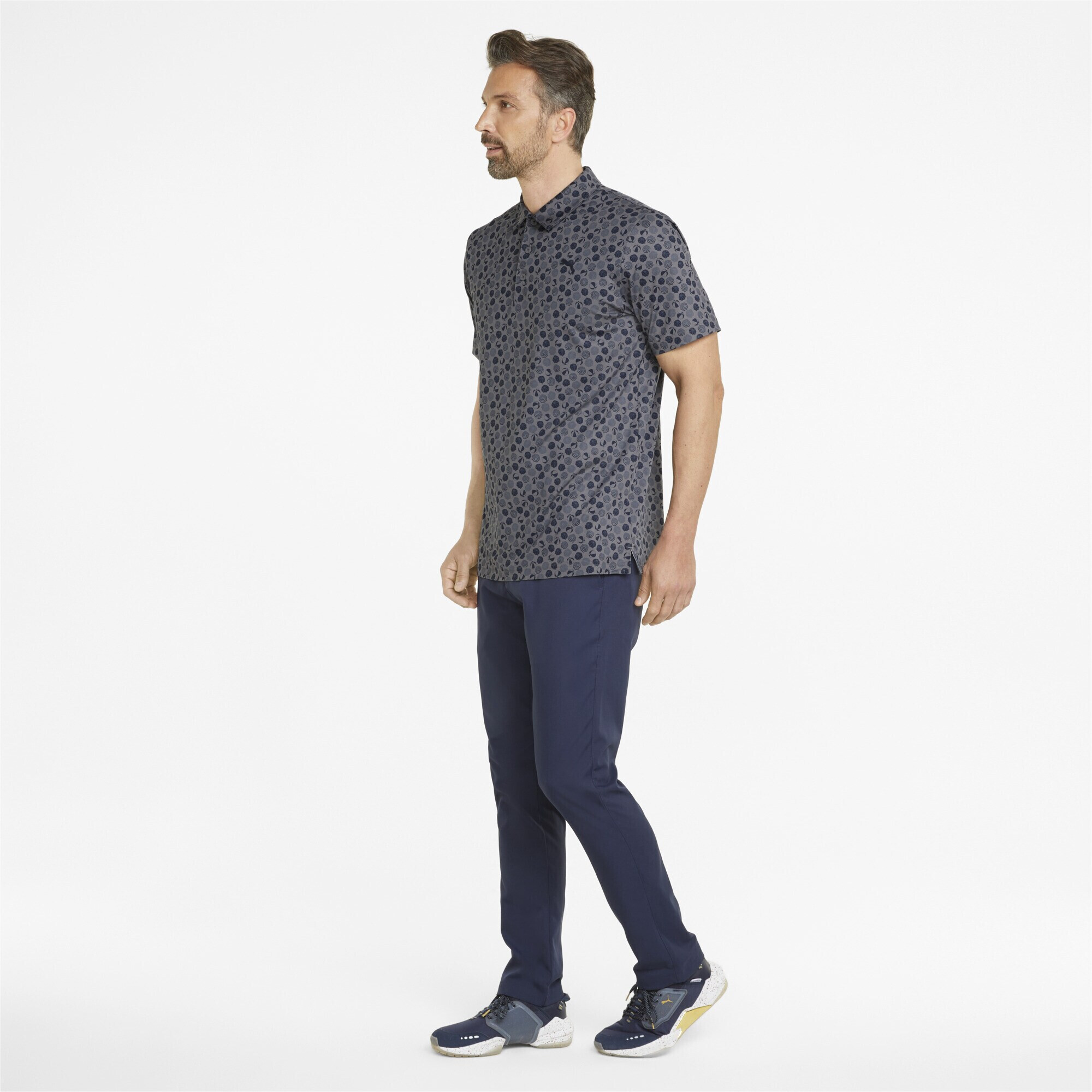 PUMA Tricou funcțional bleumarin / gri - Pled.ro