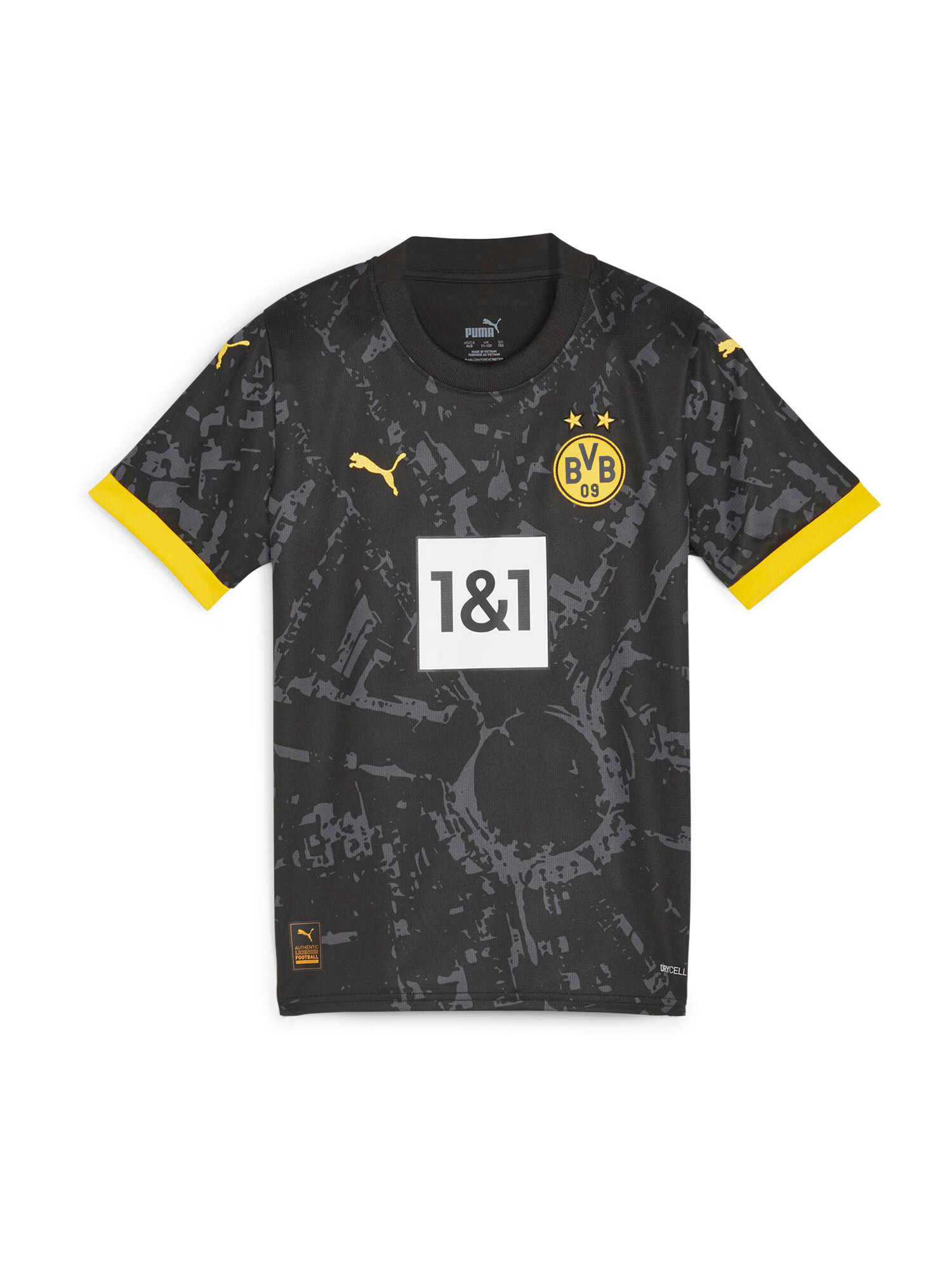 PUMA Tricou funcțional 'Borussia Dortmund 23-24' galben / gri / negru - Pled.ro