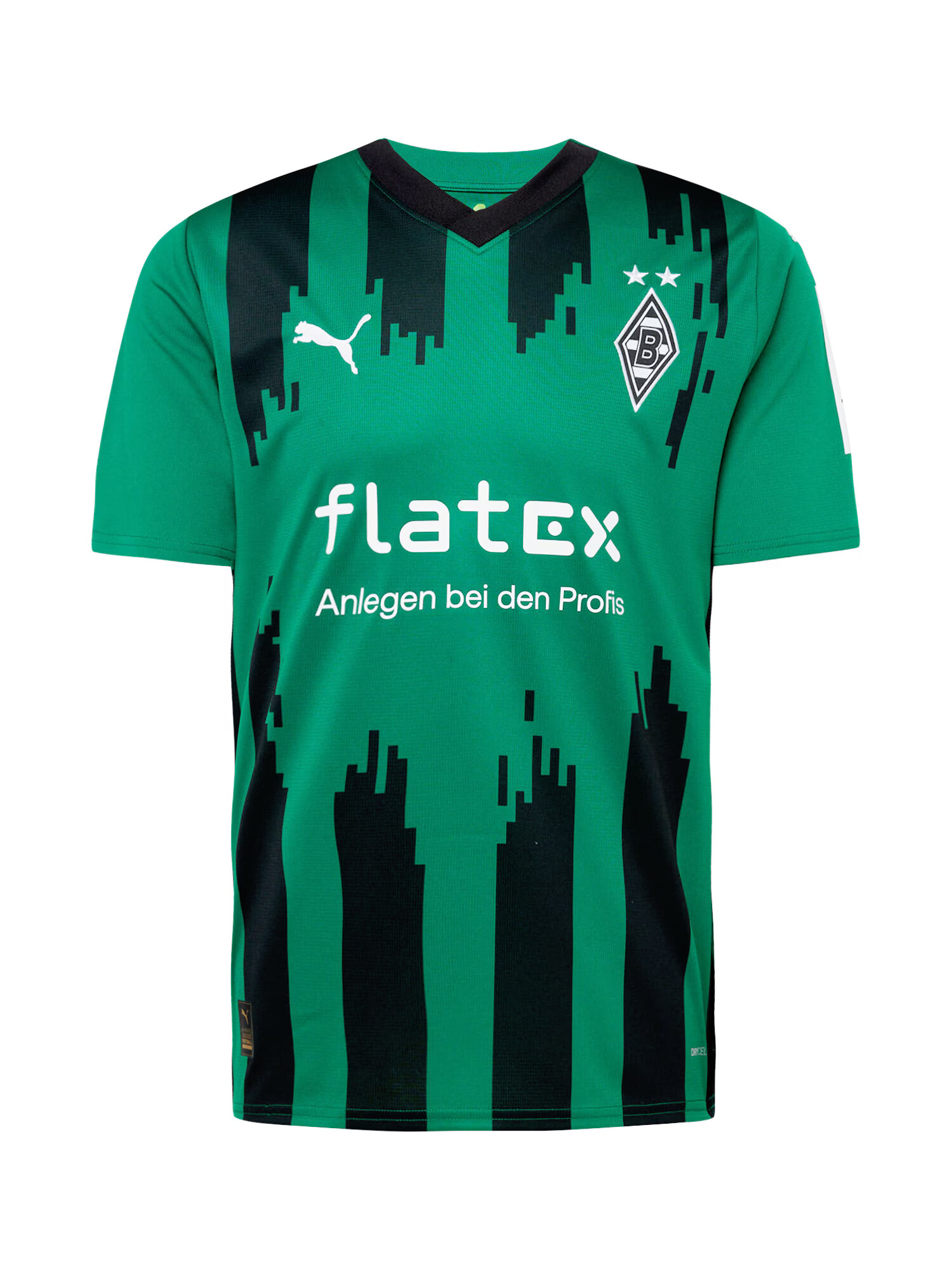 PUMA Tricou funcțional 'Borussia Mönchengladbach 23/24' verde / negru / alb - Pled.ro