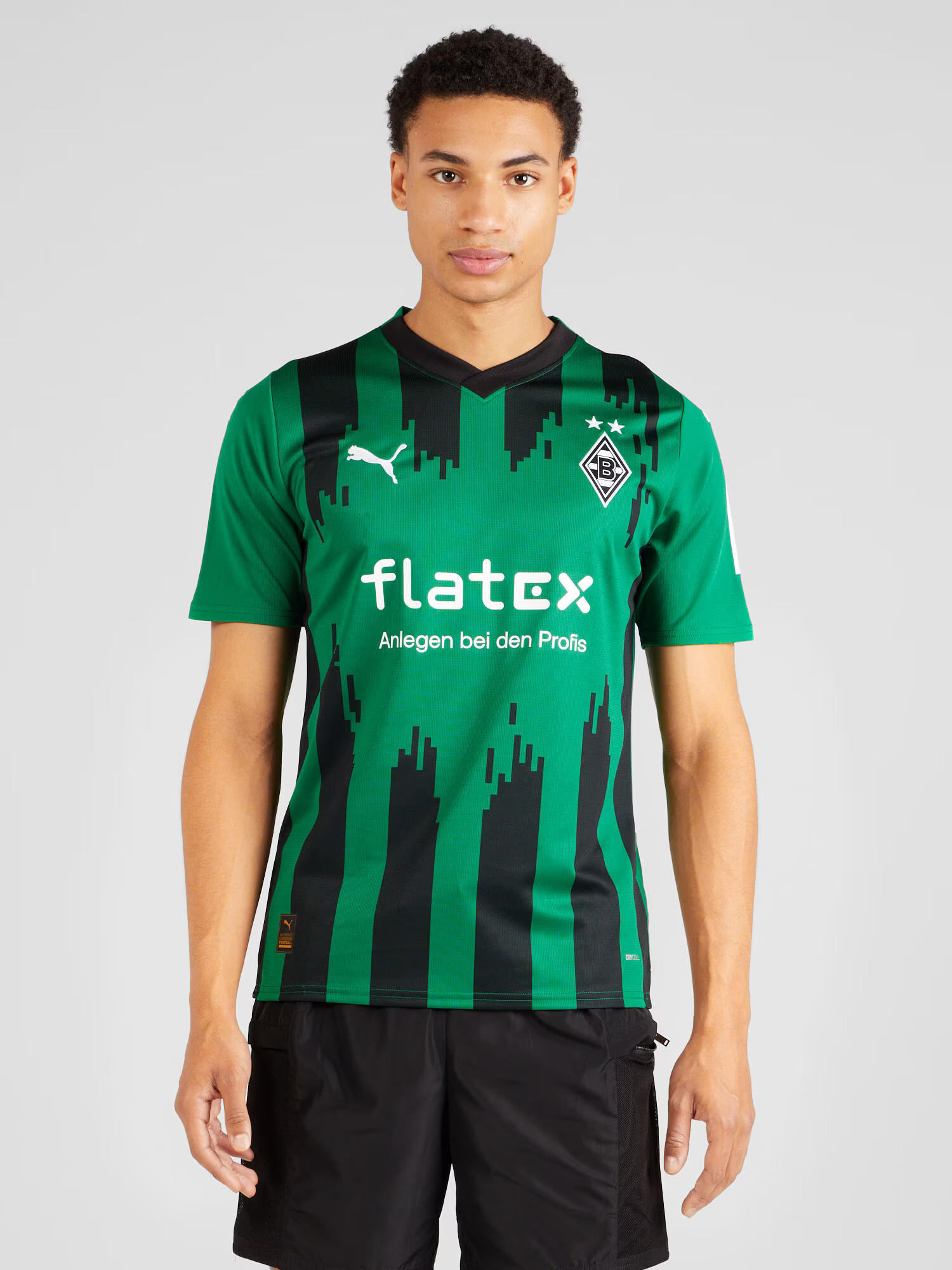 PUMA Tricou funcțional 'Borussia Mönchengladbach 23/24' verde / negru / alb - Pled.ro