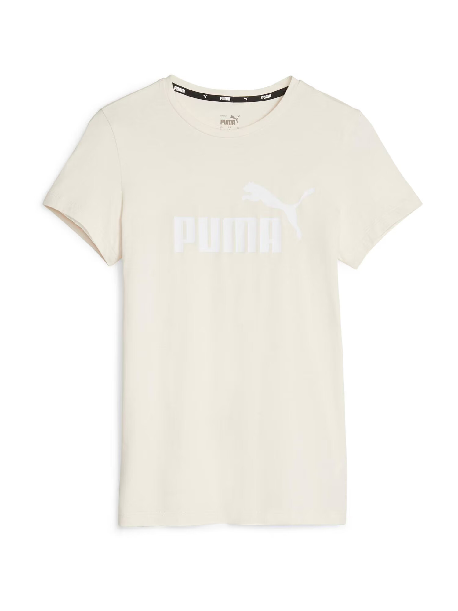 PUMA Tricou funcțional 'Essential' ecru / alb - Pled.ro