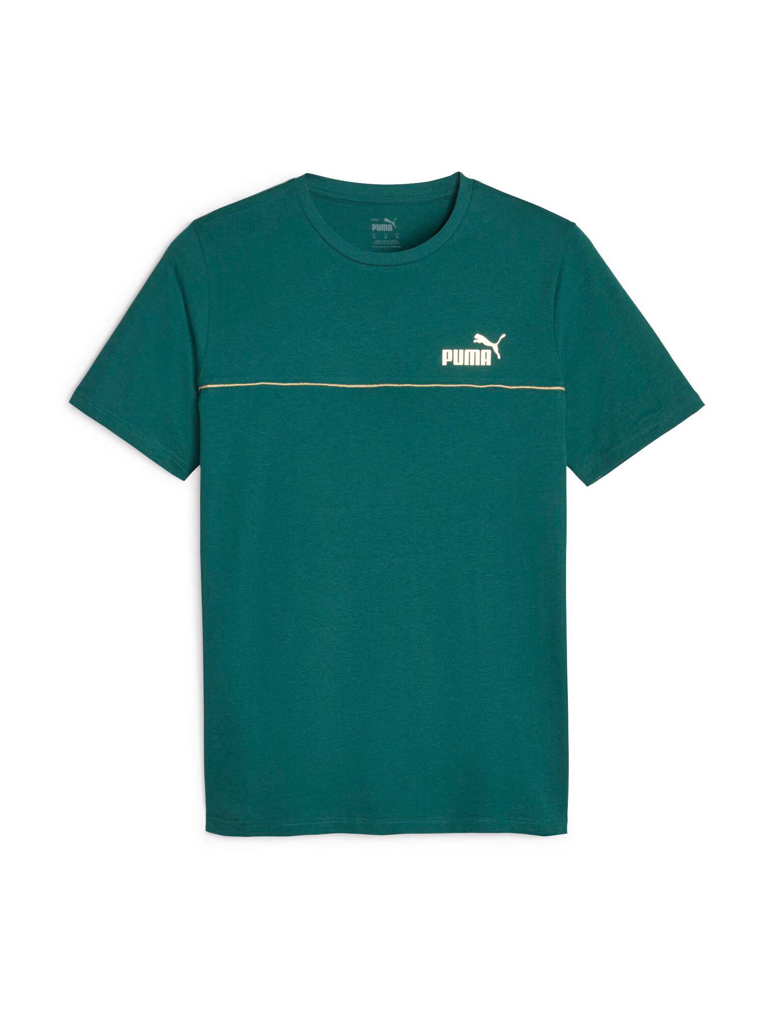 PUMA Tricou funcțional 'ESS+' bej / verde / alb - Pled.ro