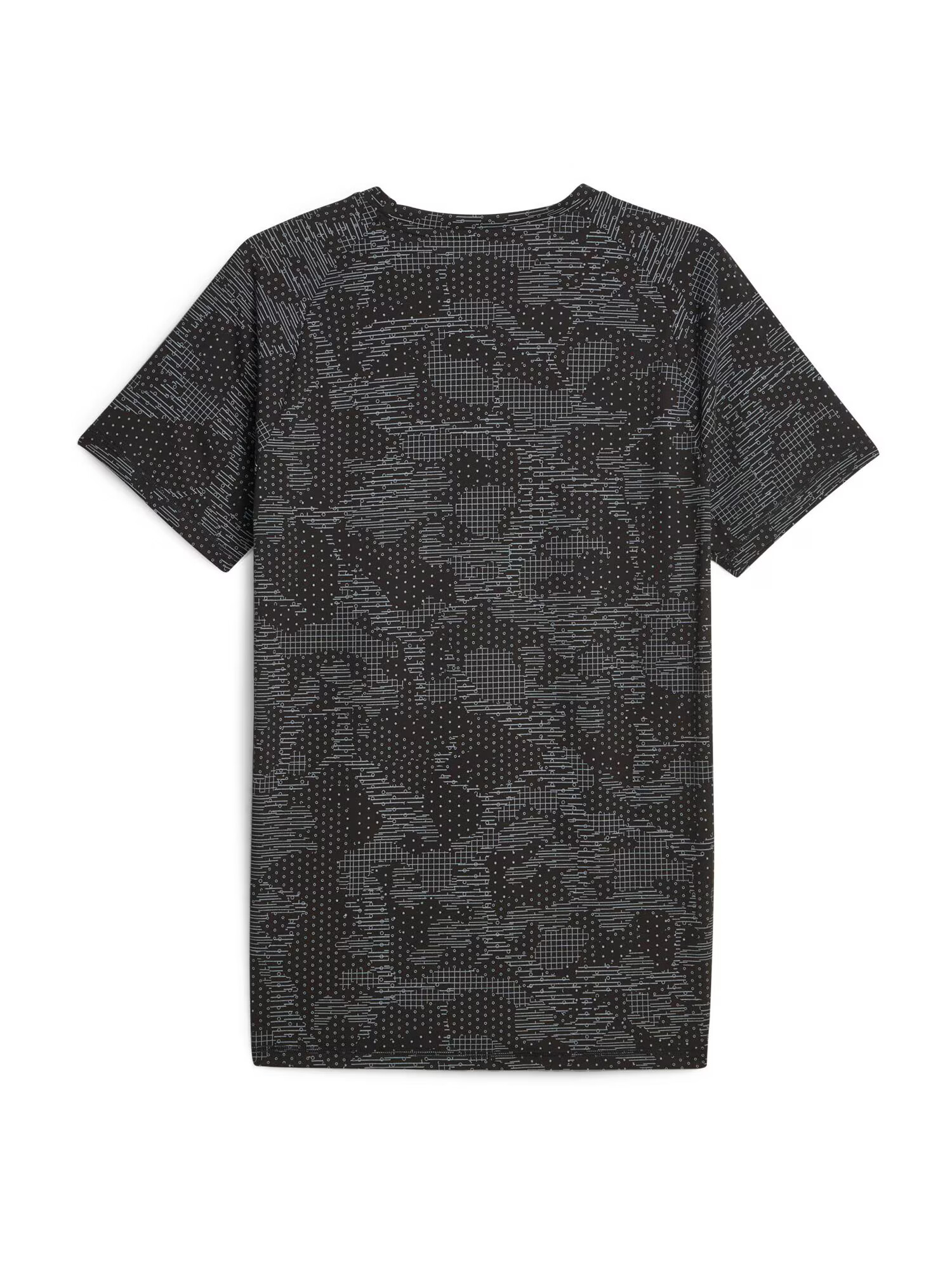 PUMA Tricou funcțional 'EVOSTRIPE' gri deschis / negru - Pled.ro