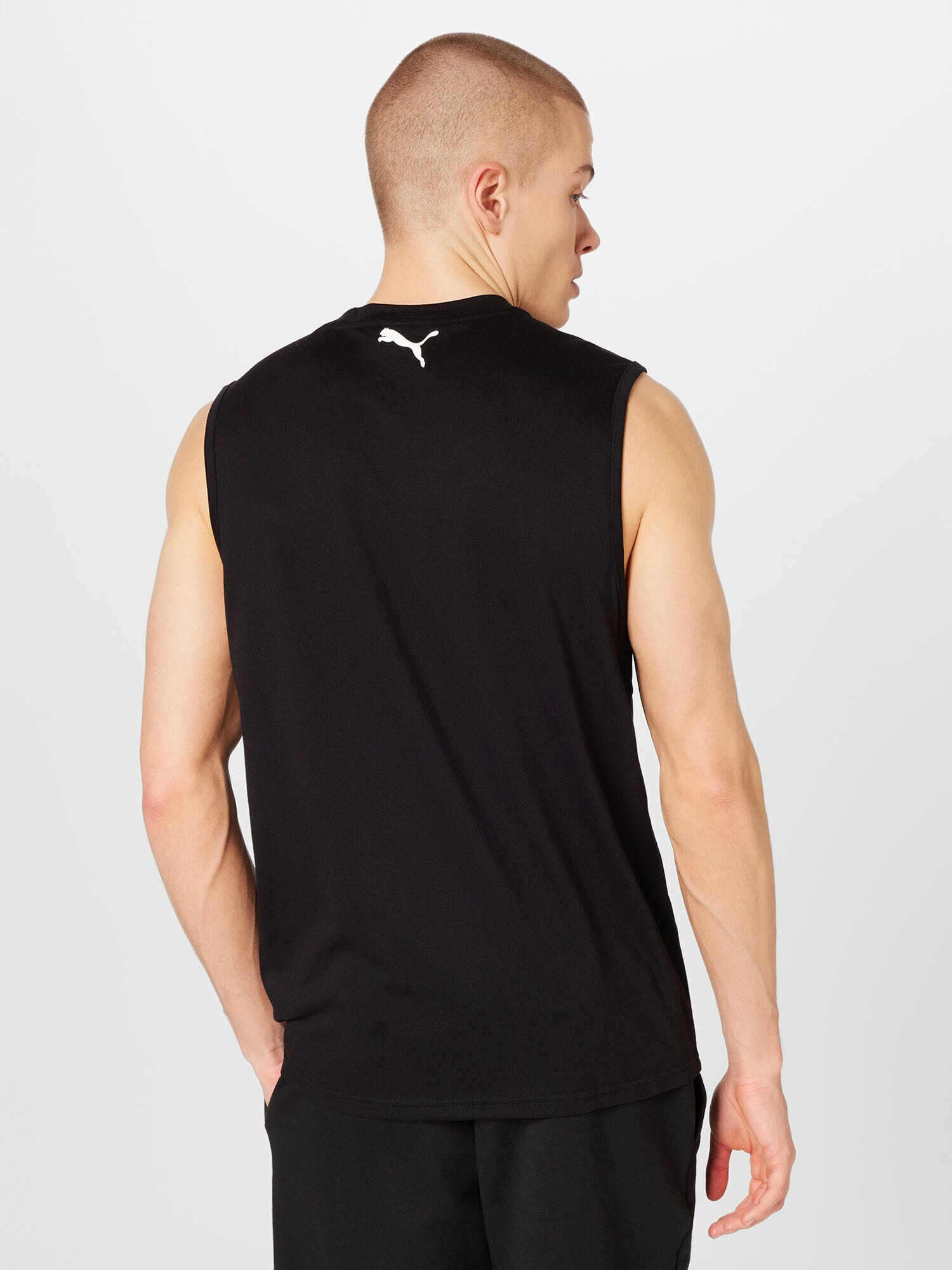 PUMA Tricou funcțional 'Fast Break' galben / portocaliu / negru / alb - Pled.ro