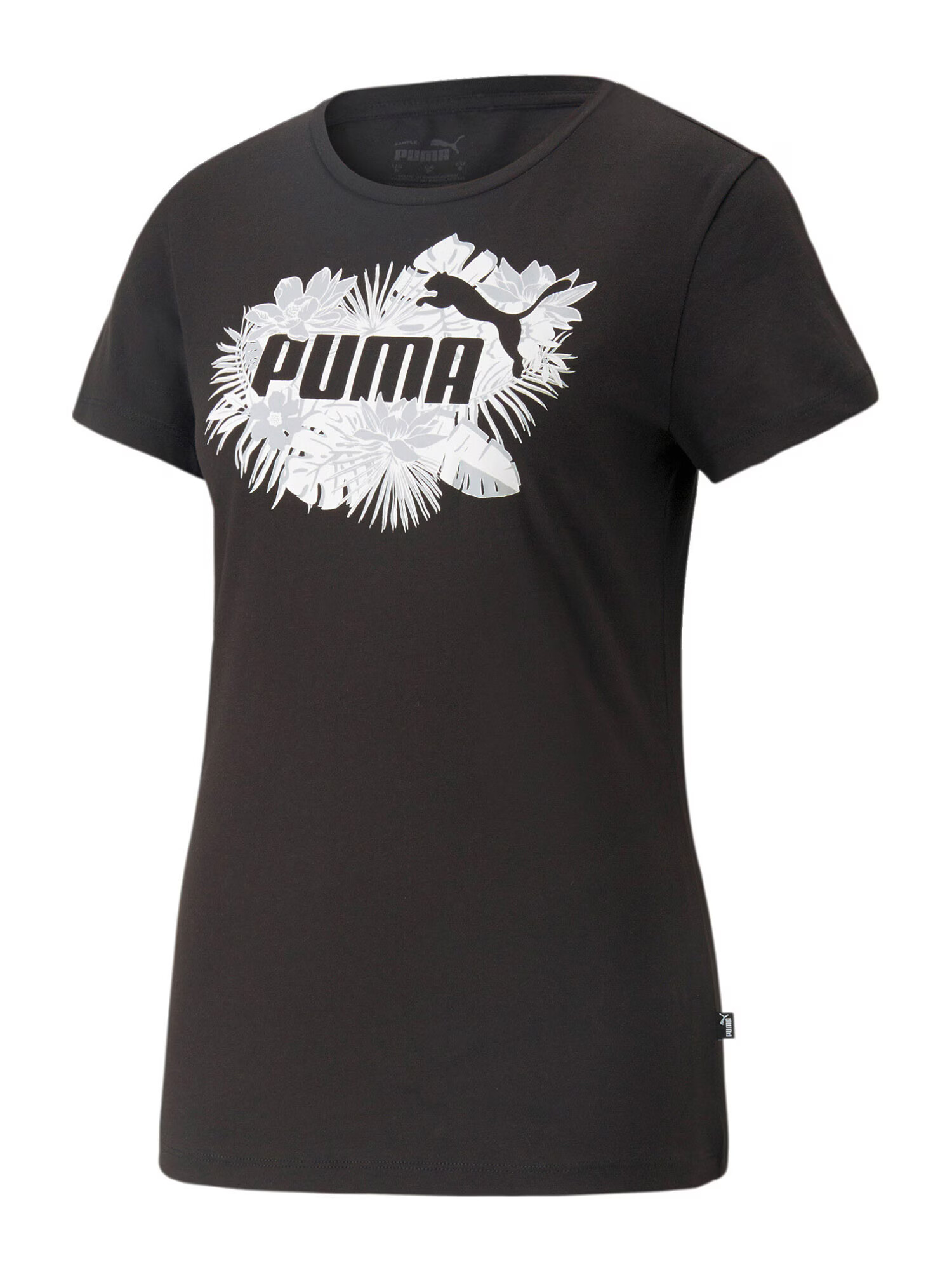 PUMA Tricou funcțional gri deschis / negru / alb - Pled.ro