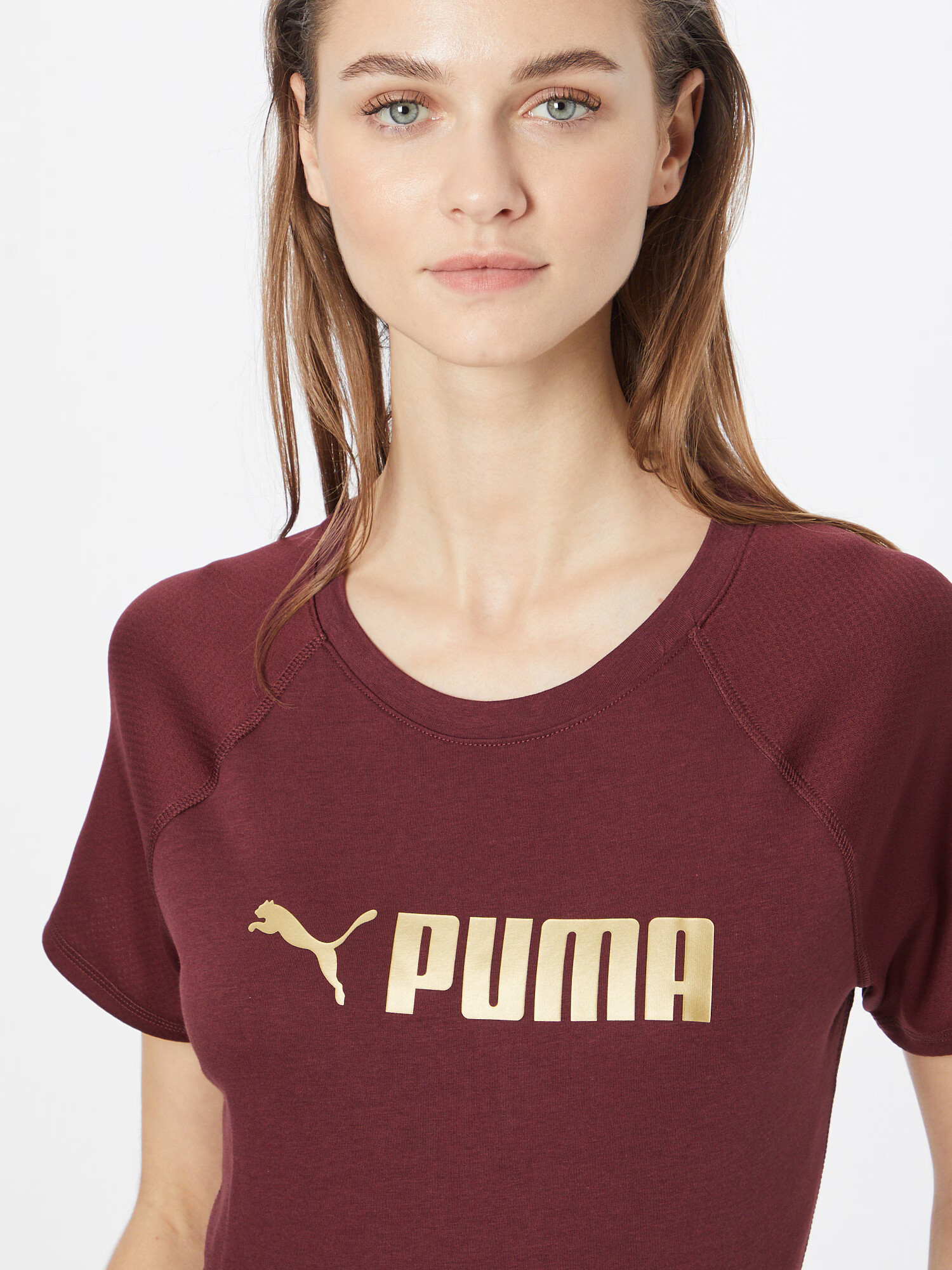 PUMA Tricou funcțional galben auriu / mov zmeură - Pled.ro