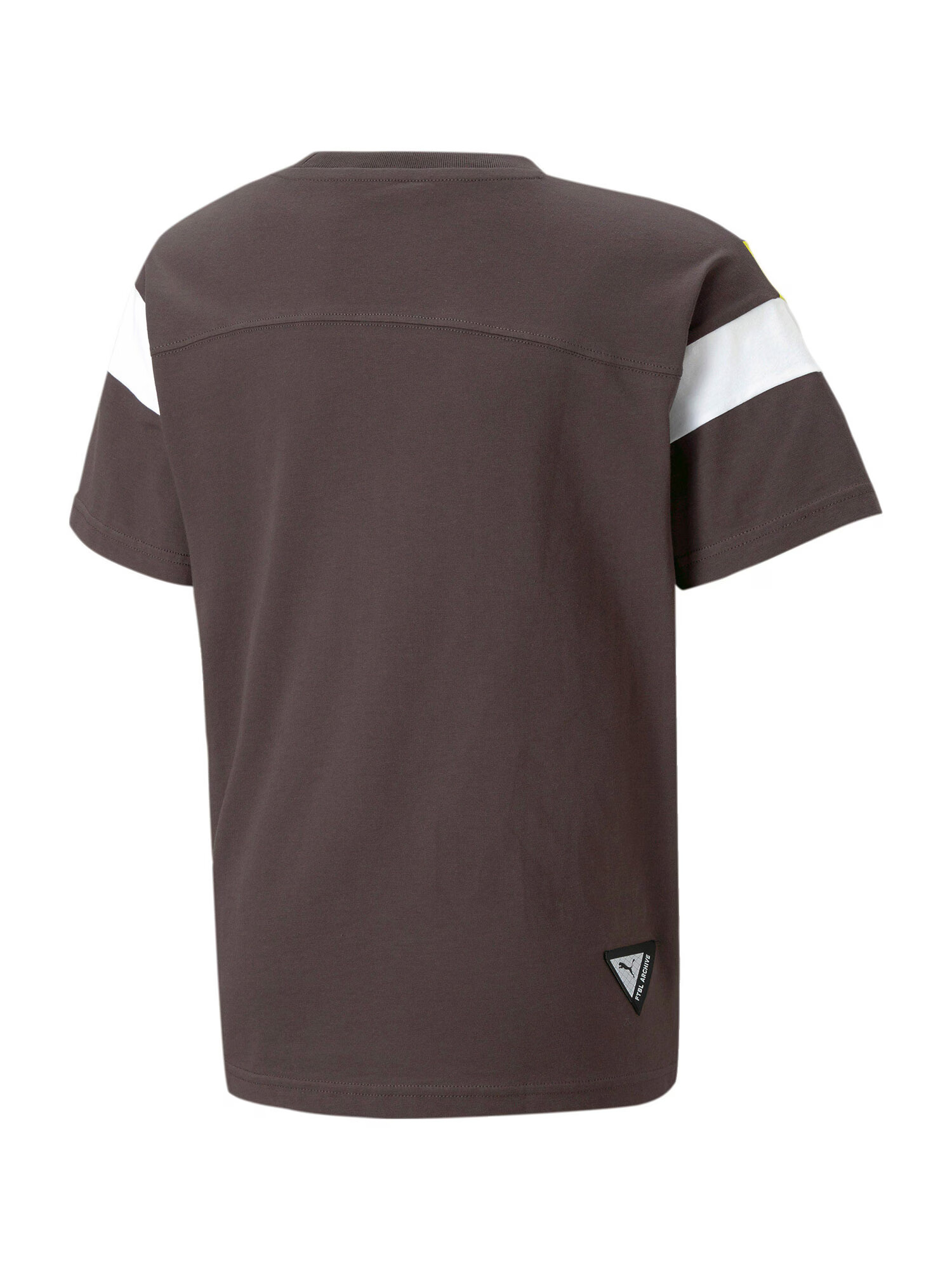 PUMA Tricou funcțional galben / gri taupe / negru / alb - Pled.ro