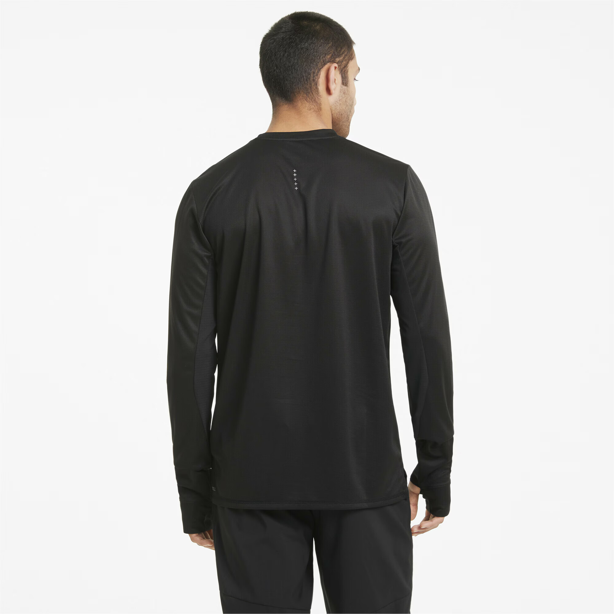 PUMA Tricou funcțional gri deschis / negru - Pled.ro