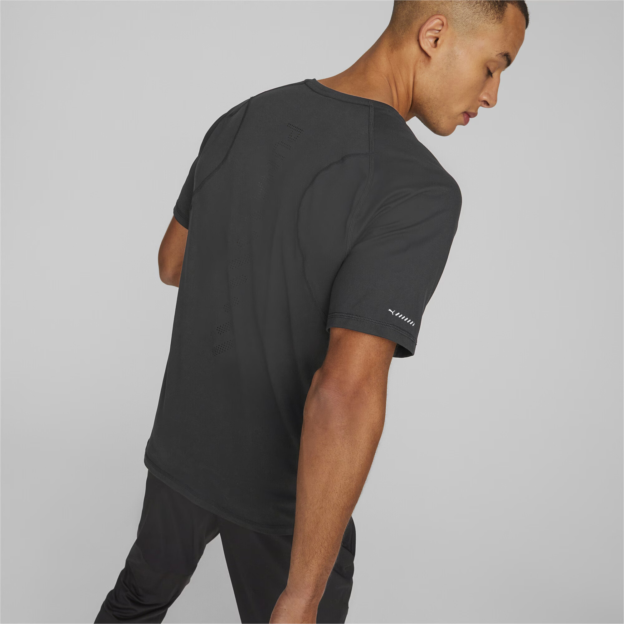 PUMA Tricou funcțional gri / negru - Pled.ro