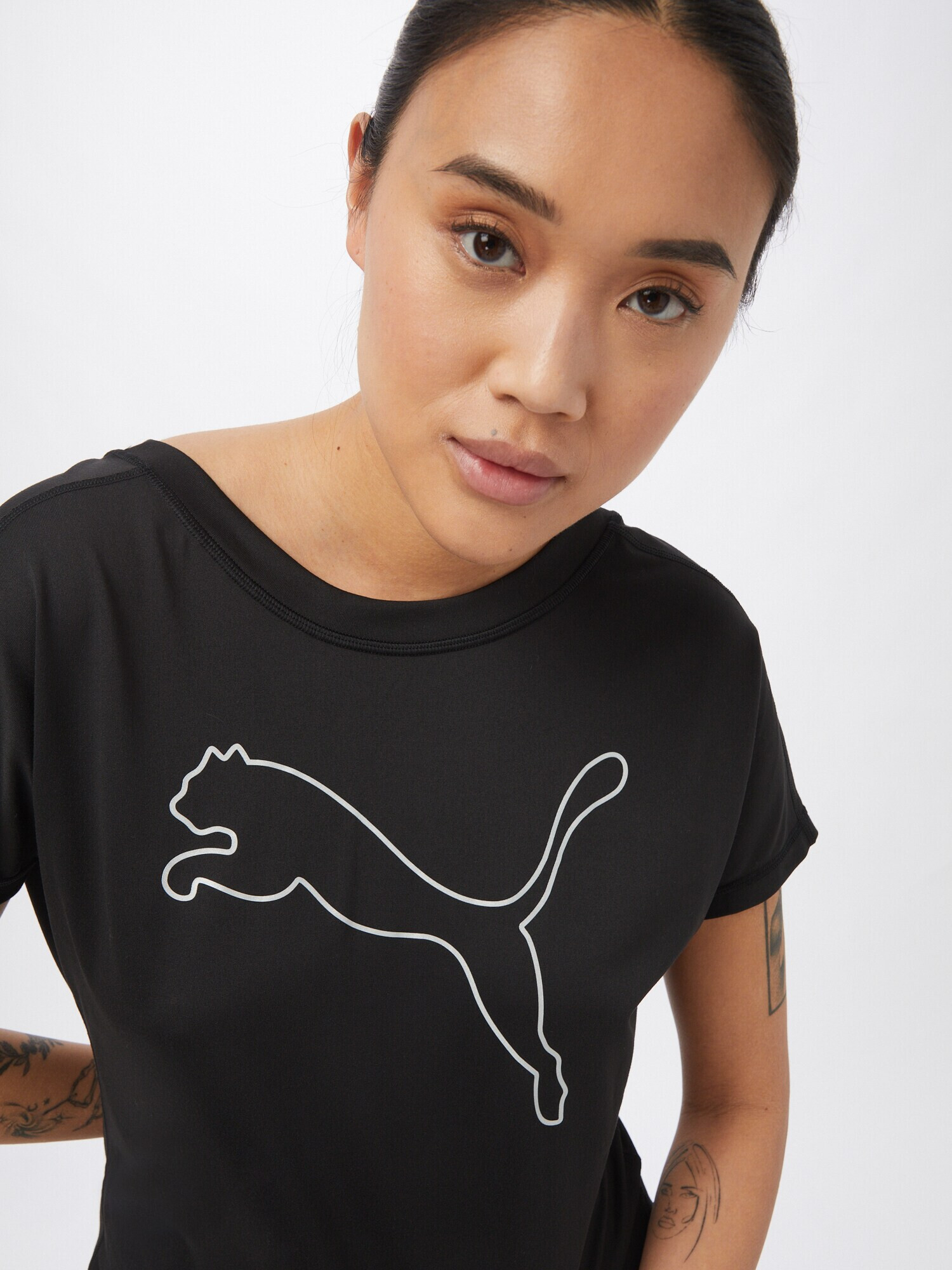 PUMA Tricou funcțional gri / negru - Pled.ro