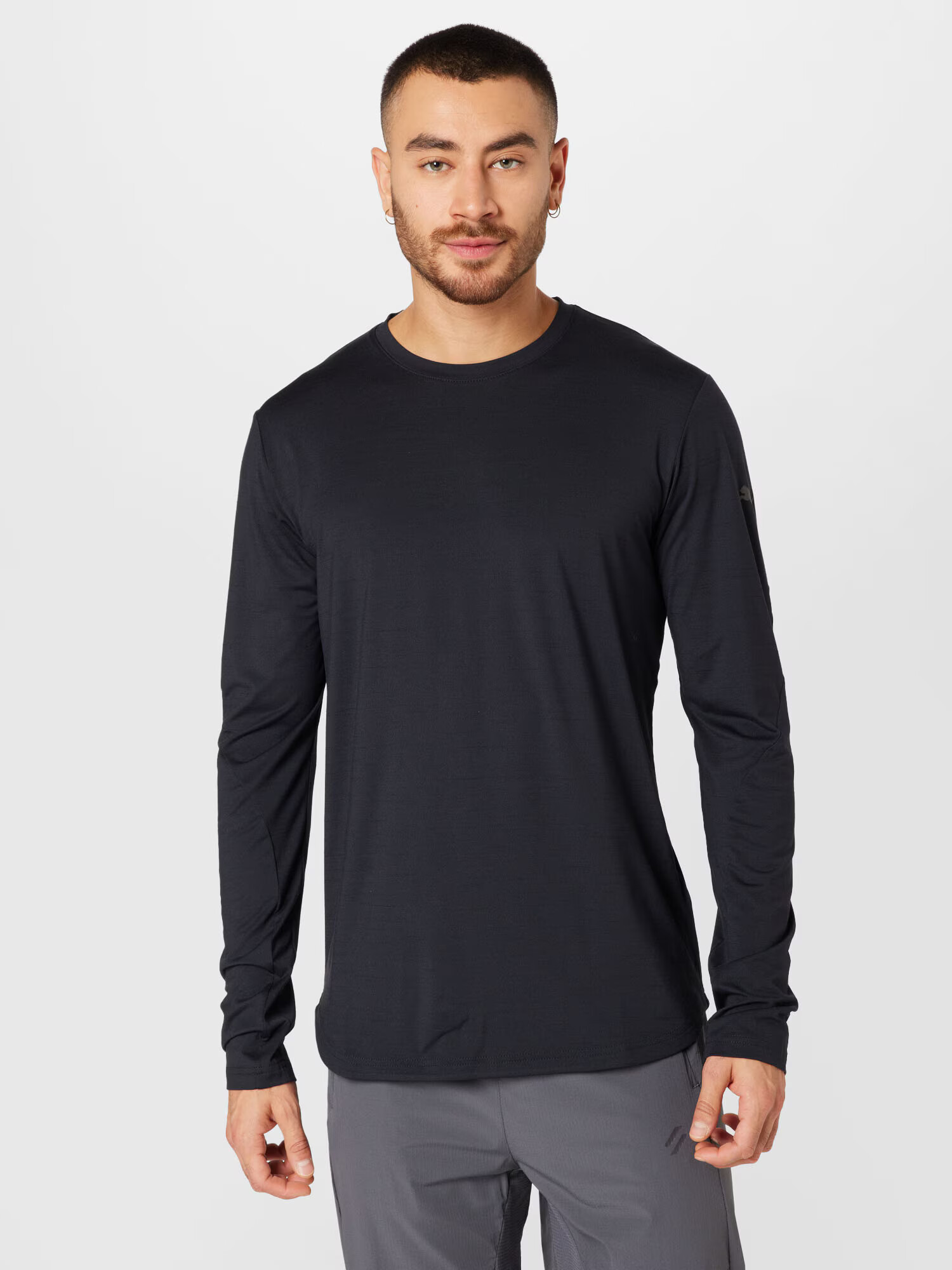 PUMA Tricou funcțional gri / negru - Pled.ro