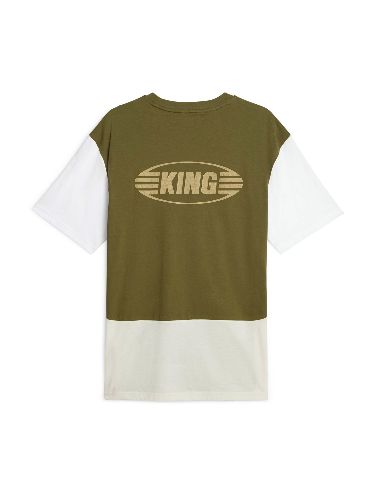 PUMA Tricou funcțional 'KING' bej / oliv / alb murdar - Pled.ro