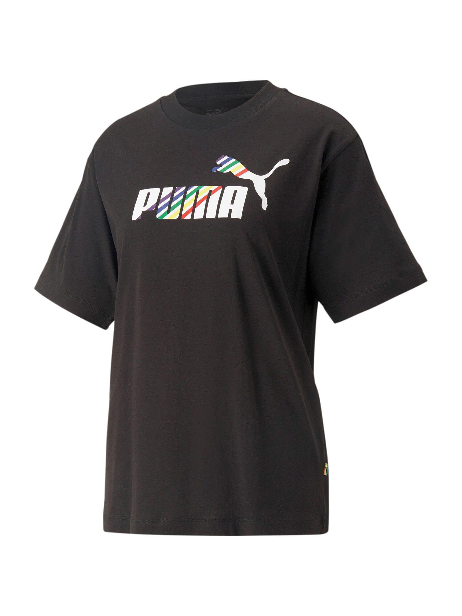 PUMA Tricou funcțional 'Love Is Love' verde iarbă / mov deschis / negru / alb - Pled.ro