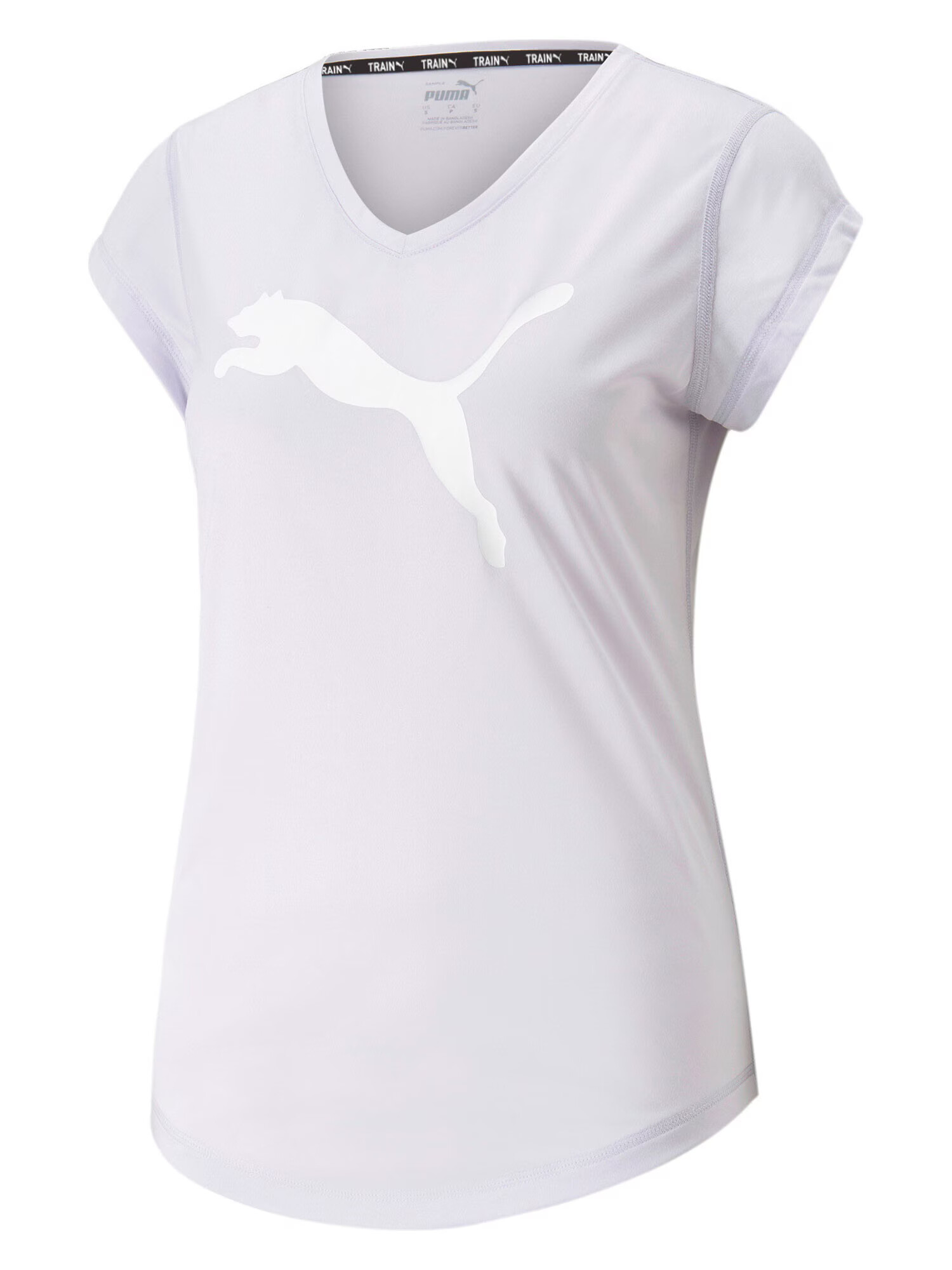 PUMA Tricou funcțional mov pastel / alb - Pled.ro