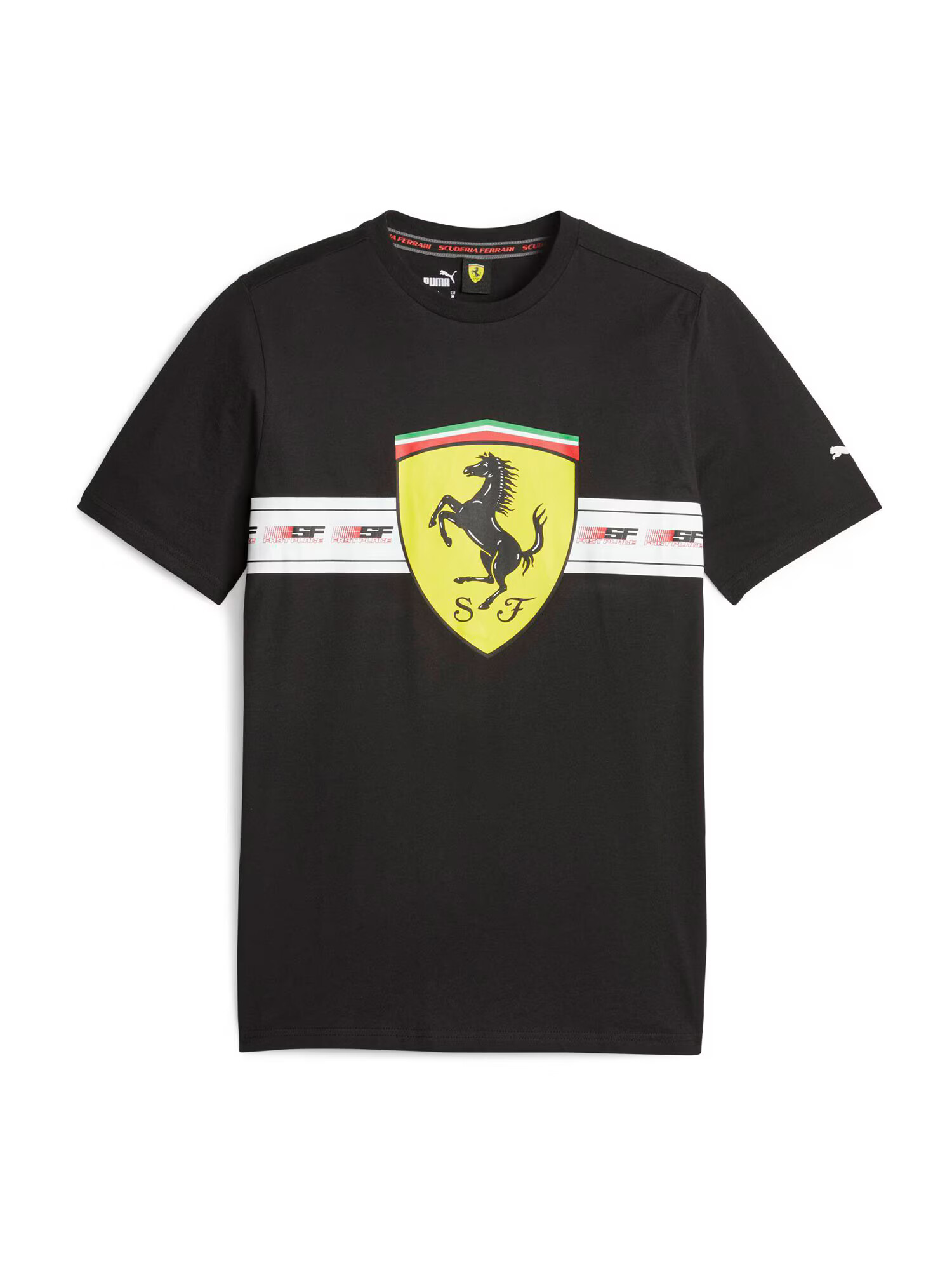 PUMA Tricou funcțional 'Scuderia Ferrari' negru - Pled.ro