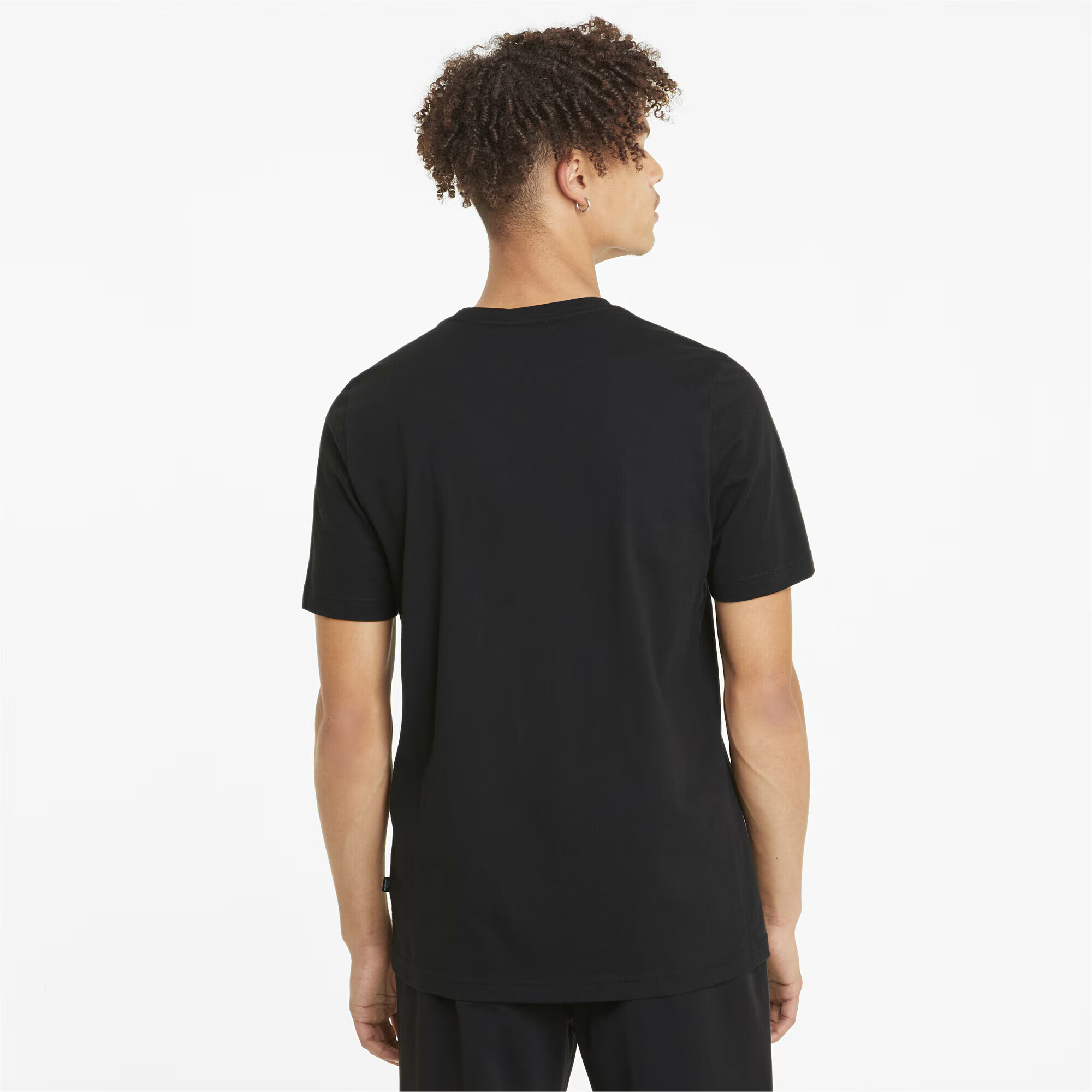 PUMA Tricou funcțional 'Essential' negru / alb - Pled.ro