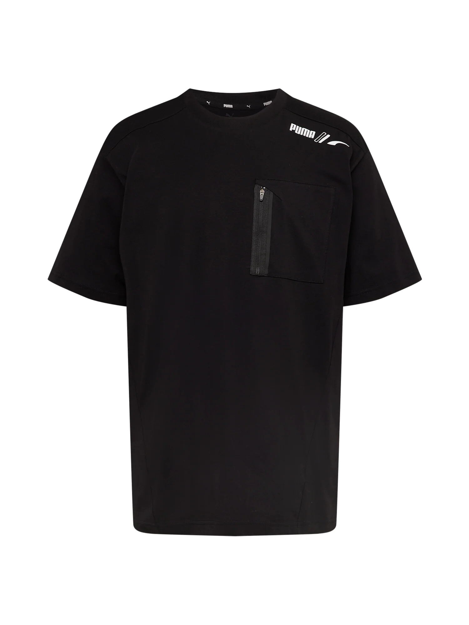 PUMA Tricou funcțional negru / alb - Pled.ro