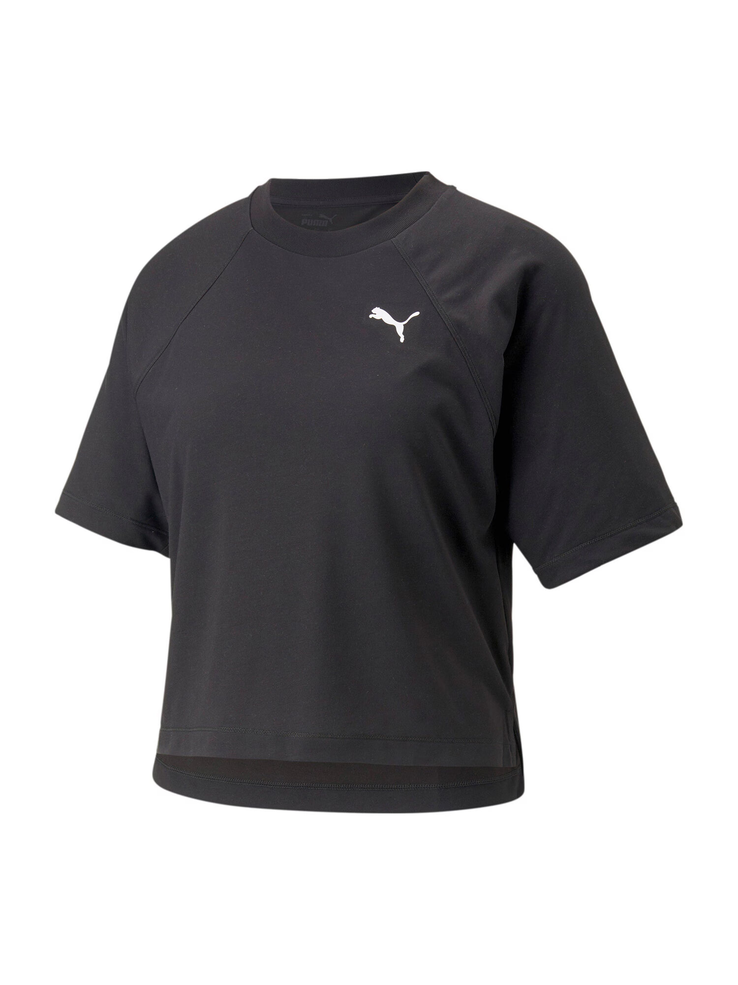 PUMA Tricou funcțional negru / alb - Pled.ro