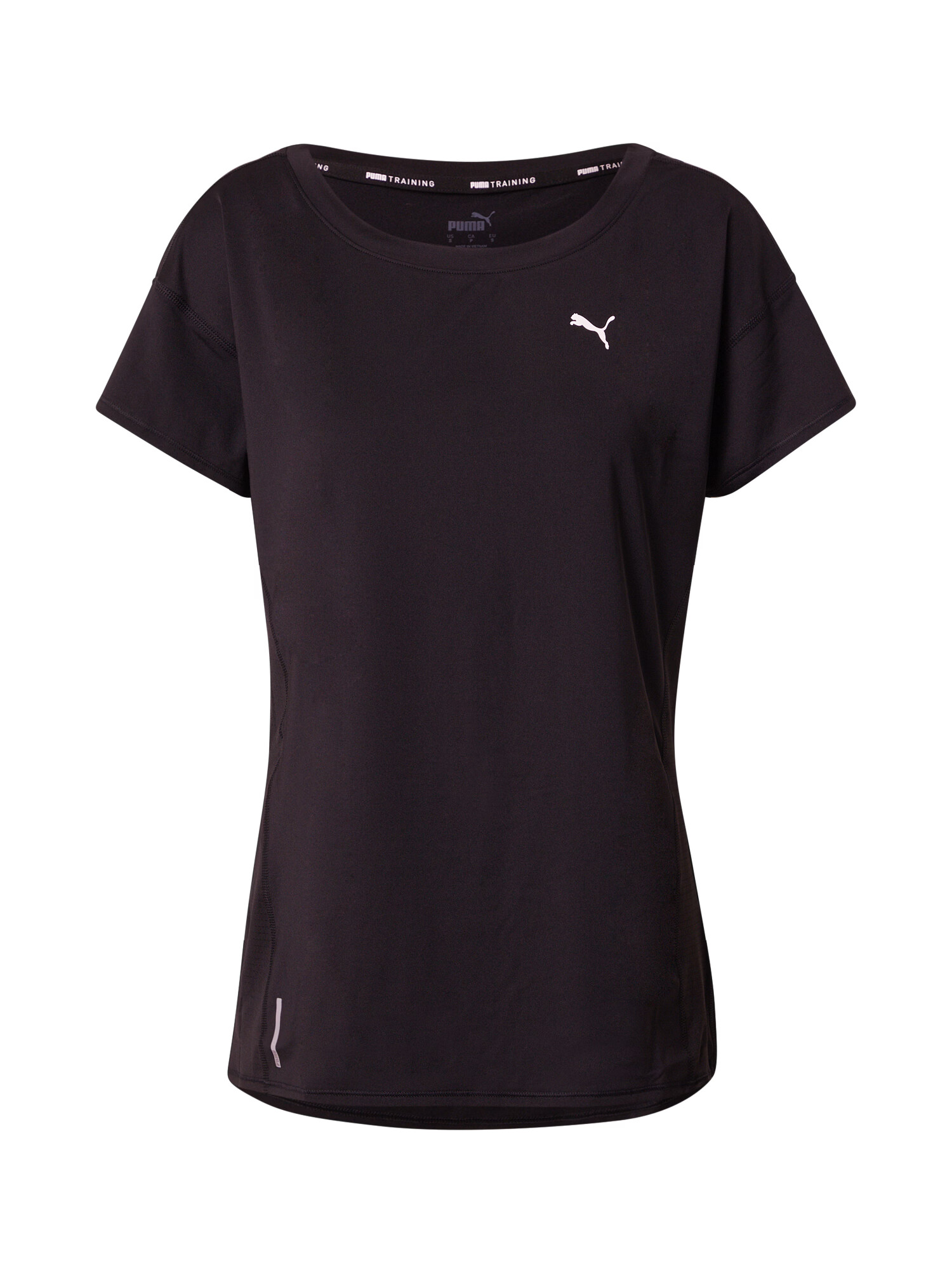 PUMA Tricou funcțional negru / alb - Pled.ro