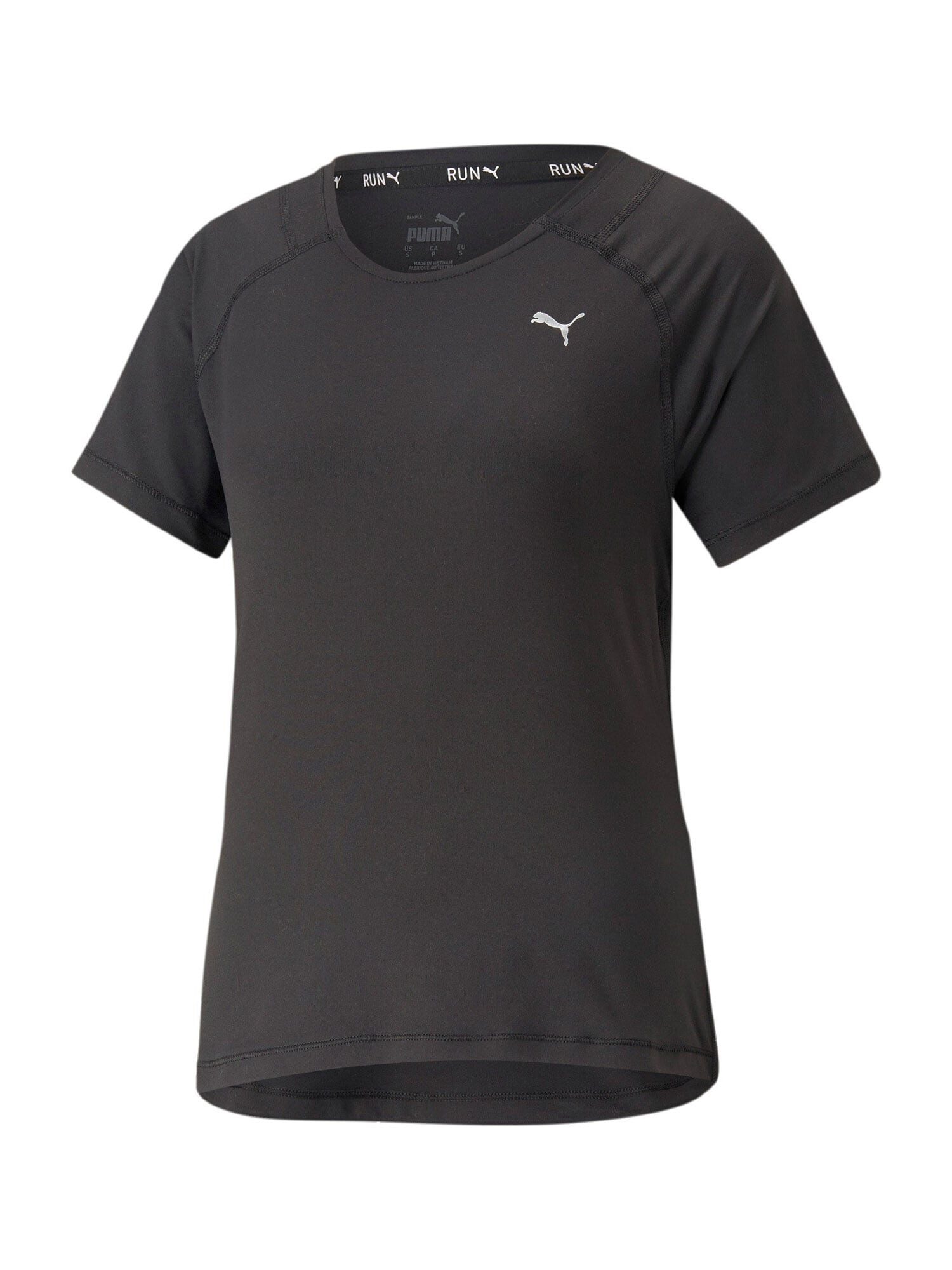 PUMA Tricou funcțional negru / alb - Pled.ro