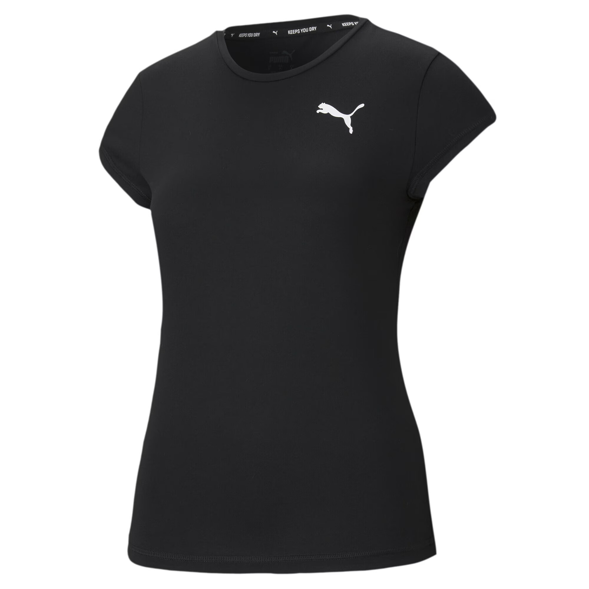 PUMA Tricou funcțional negru / alb - Pled.ro